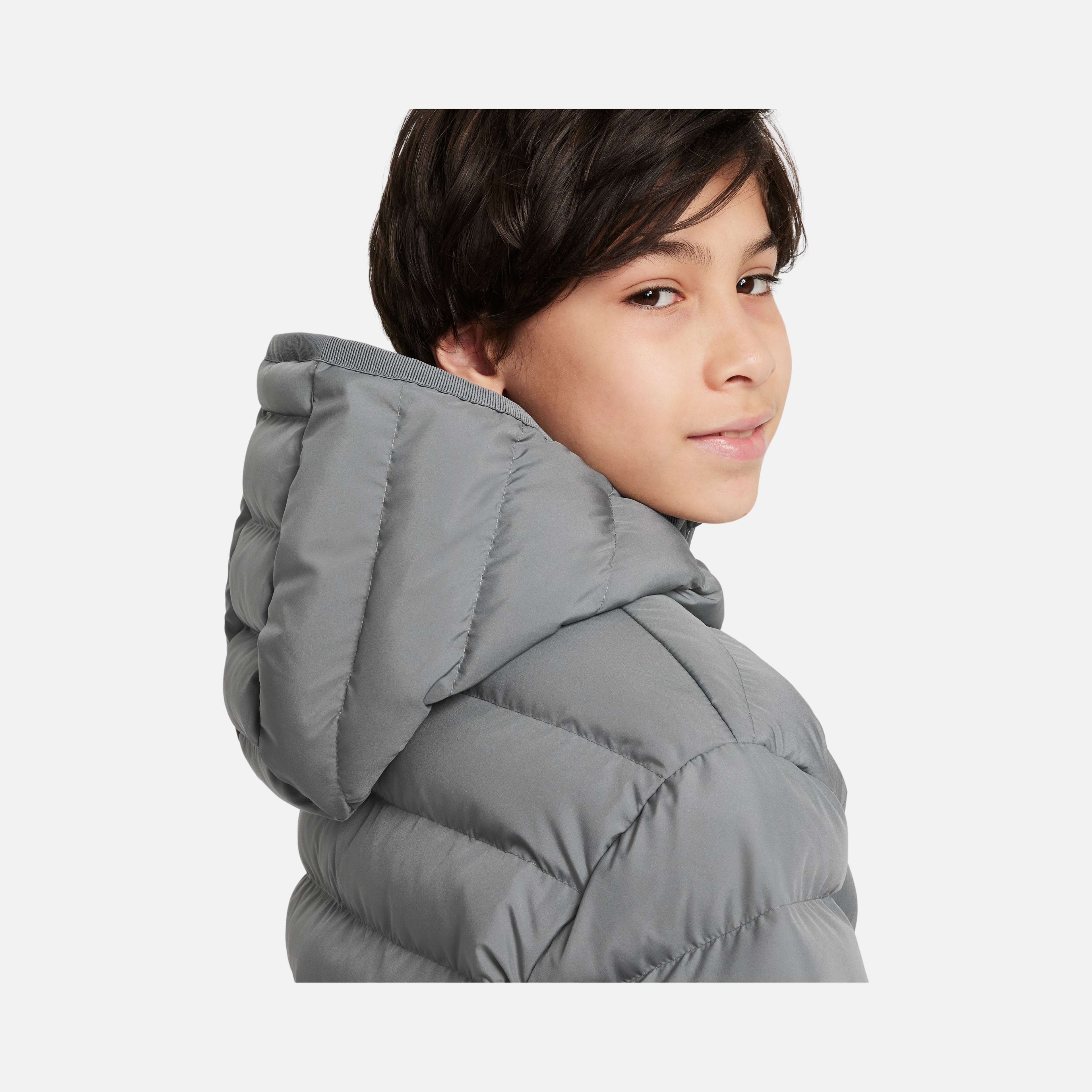 Nike Sportswear Heavyweight Synthetic-Fill EasyOn Therma-Fit Repel Loose Full-Zip Hoodie Çocuk Mont