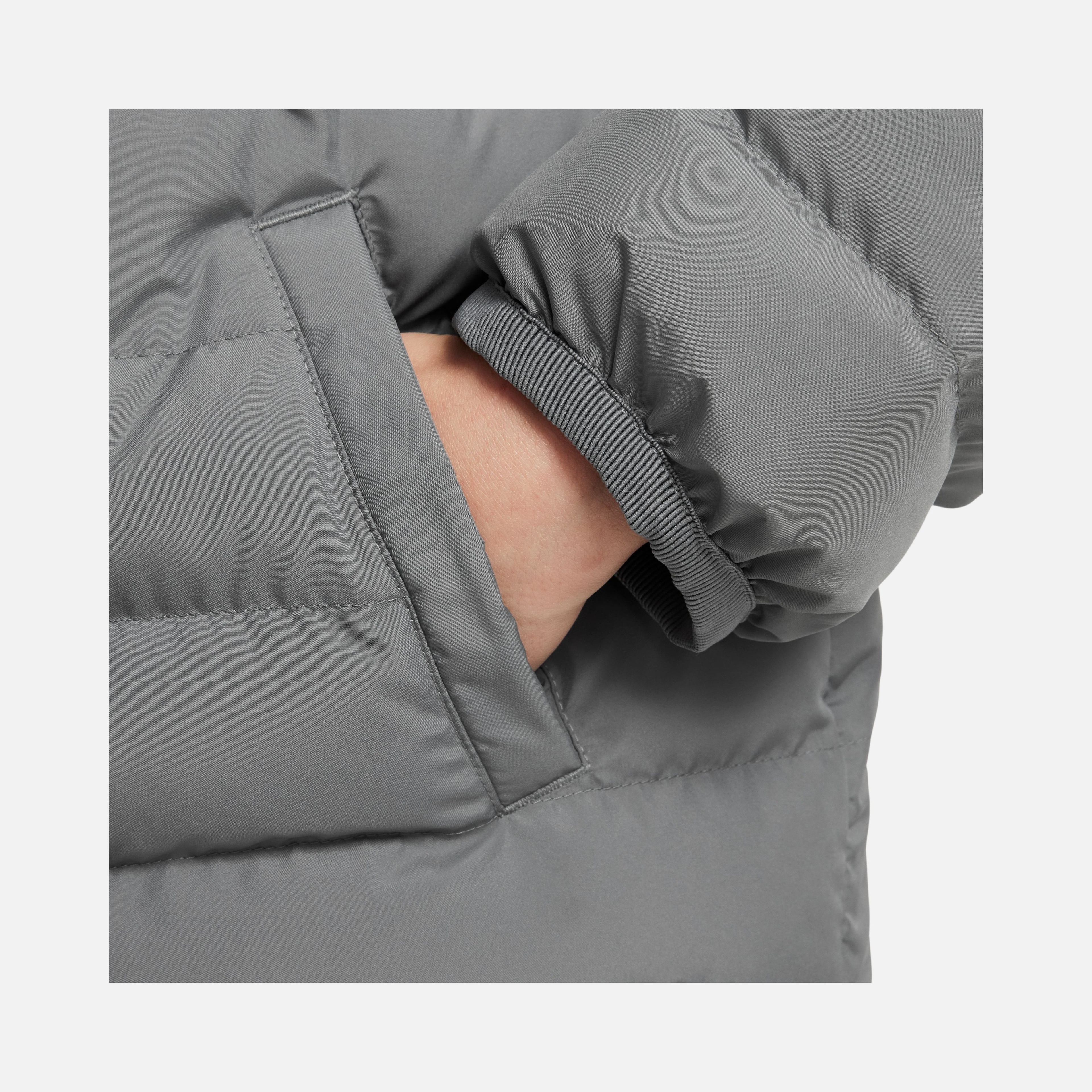 Nike Sportswear Heavyweight Synthetic-Fill EasyOn Therma-Fit Repel Loose Full-Zip Hoodie Çocuk Mont