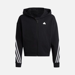 adidas Future Icons 3-Stripes Full-Zip Hoodie (Girls') Çocuk Sweatshirt