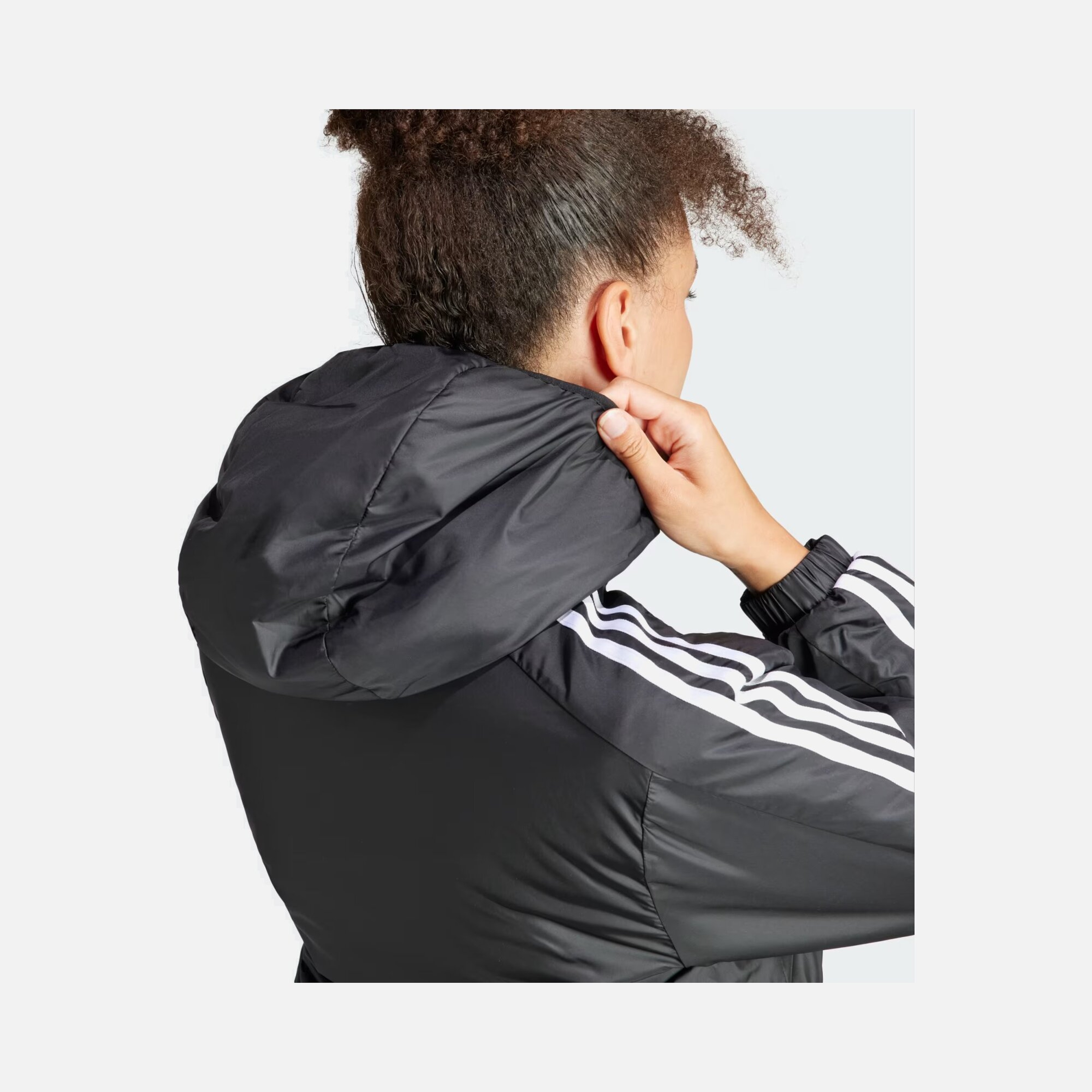 asidas Essentials 3-Stripes Insulated Full-Zip Hoodie Kadın Ceket