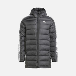 adidas Essentials 3-Stripes Light Down Full-Zip Hoodie Erkek Parka