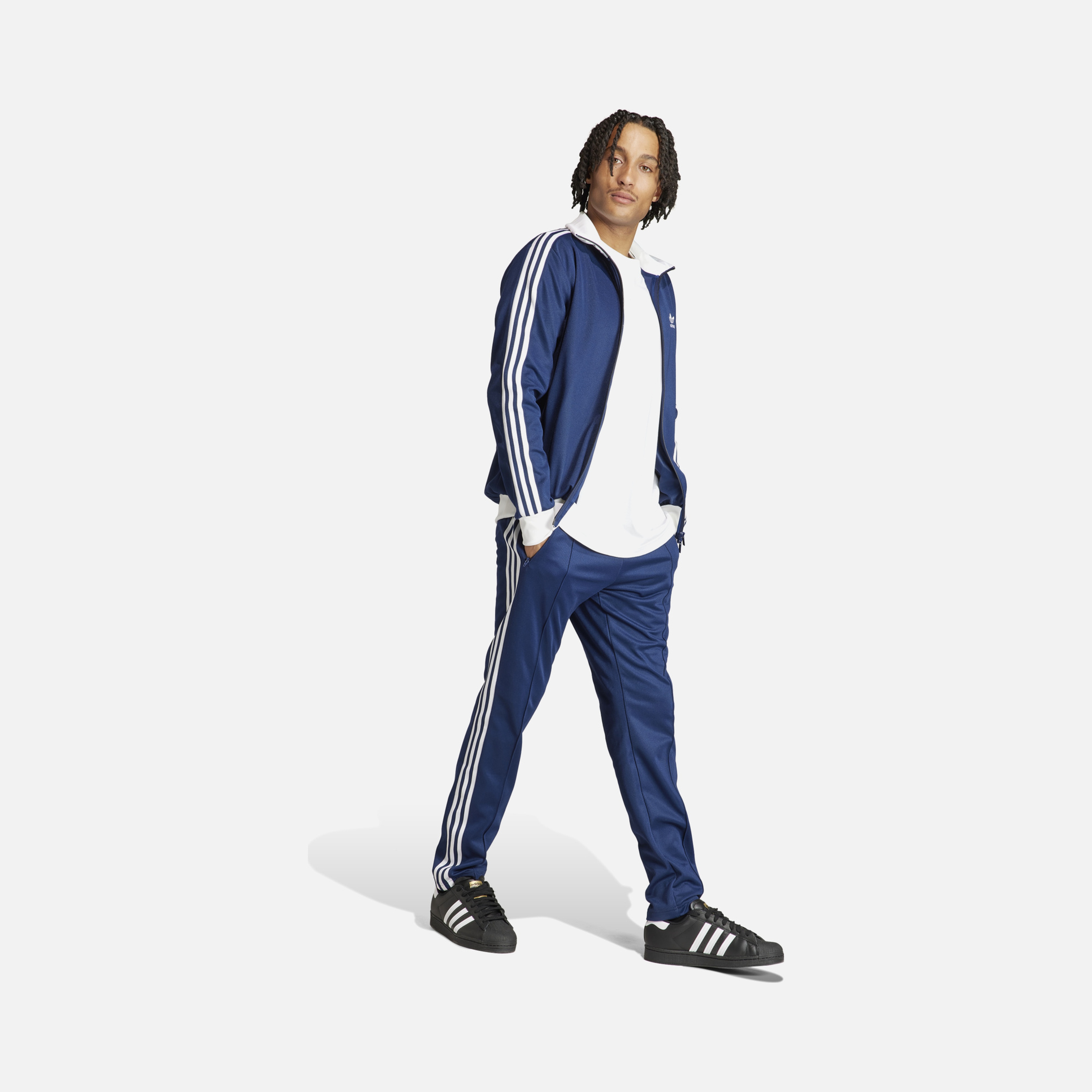 adidas Originals Adicolor Classics Beckenbauer 3-Stripes Full-Zip Erkek Ceket