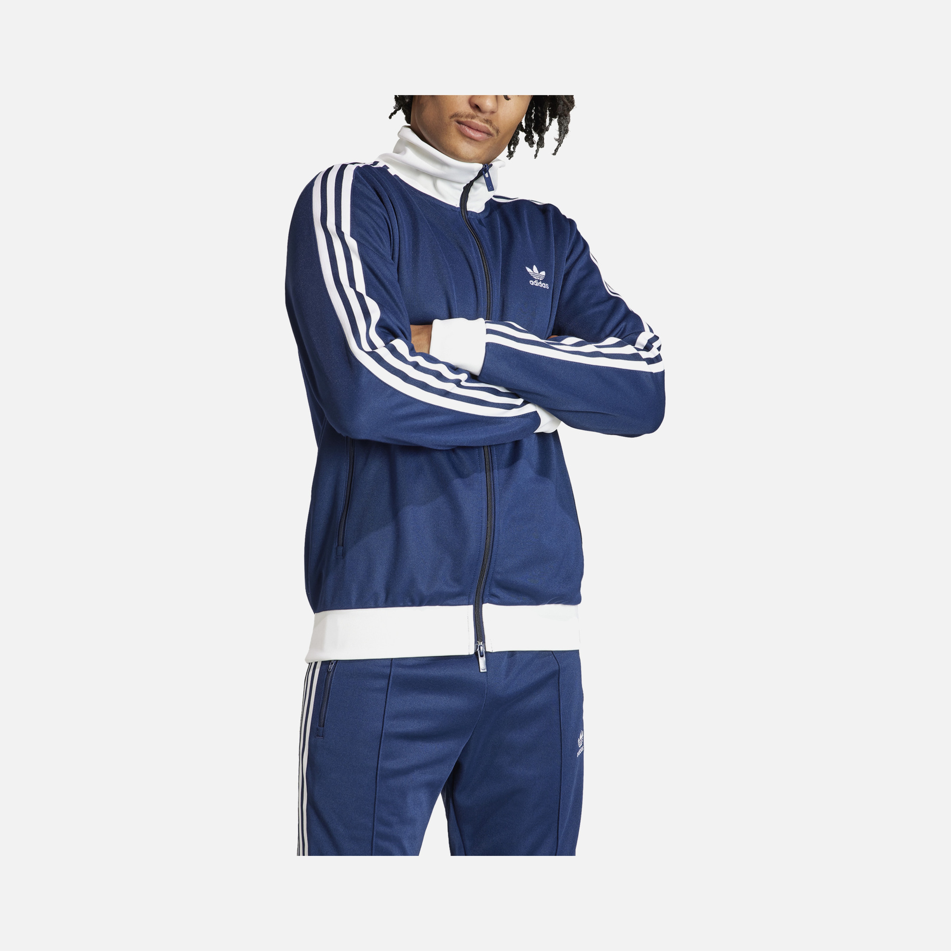 adidas Originals Adicolor Classics Beckenbauer 3-Stripes Full-Zip Erkek Ceket