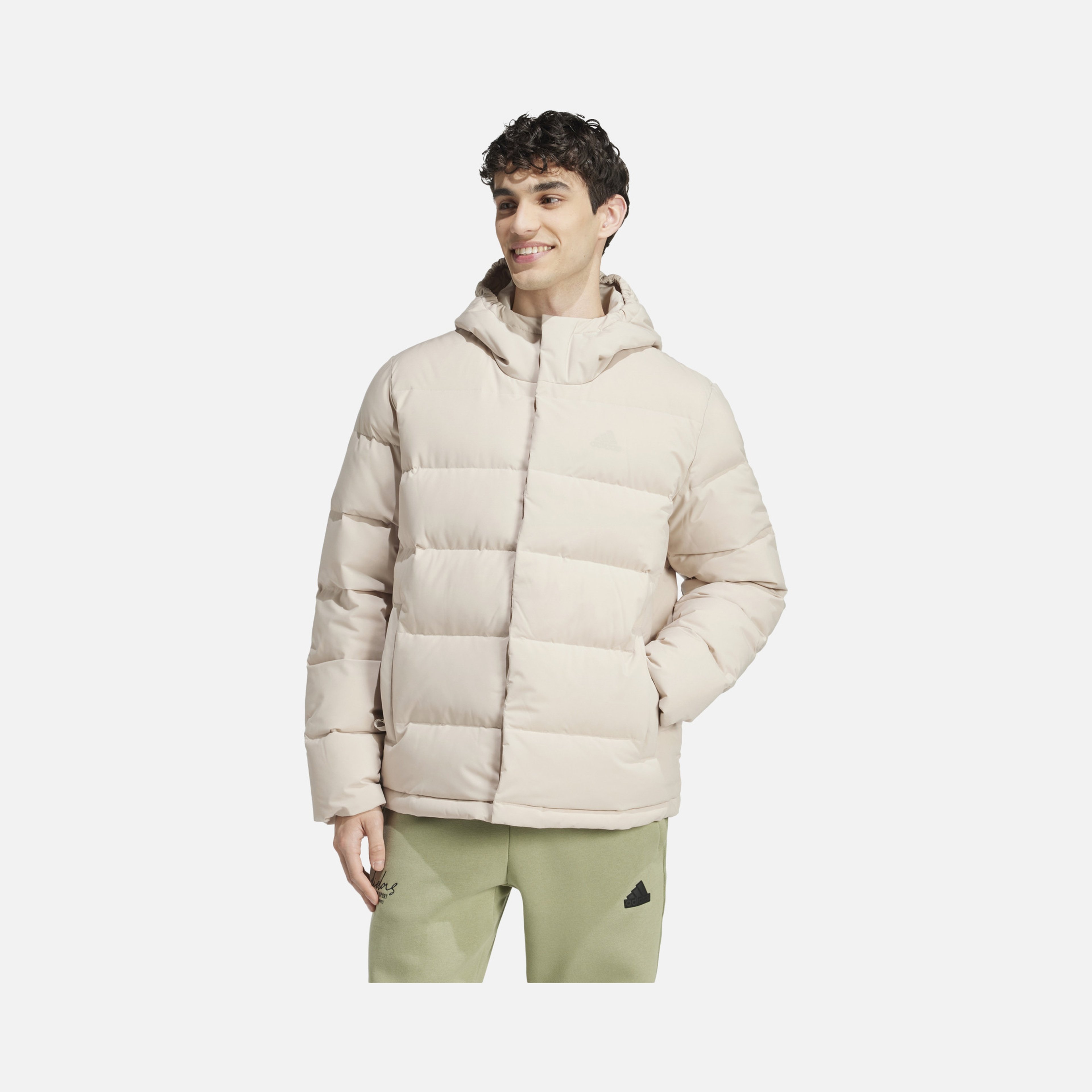 adidas Sportswear Helionic 600 Down Full-Zip Hoodie Erkek Mont