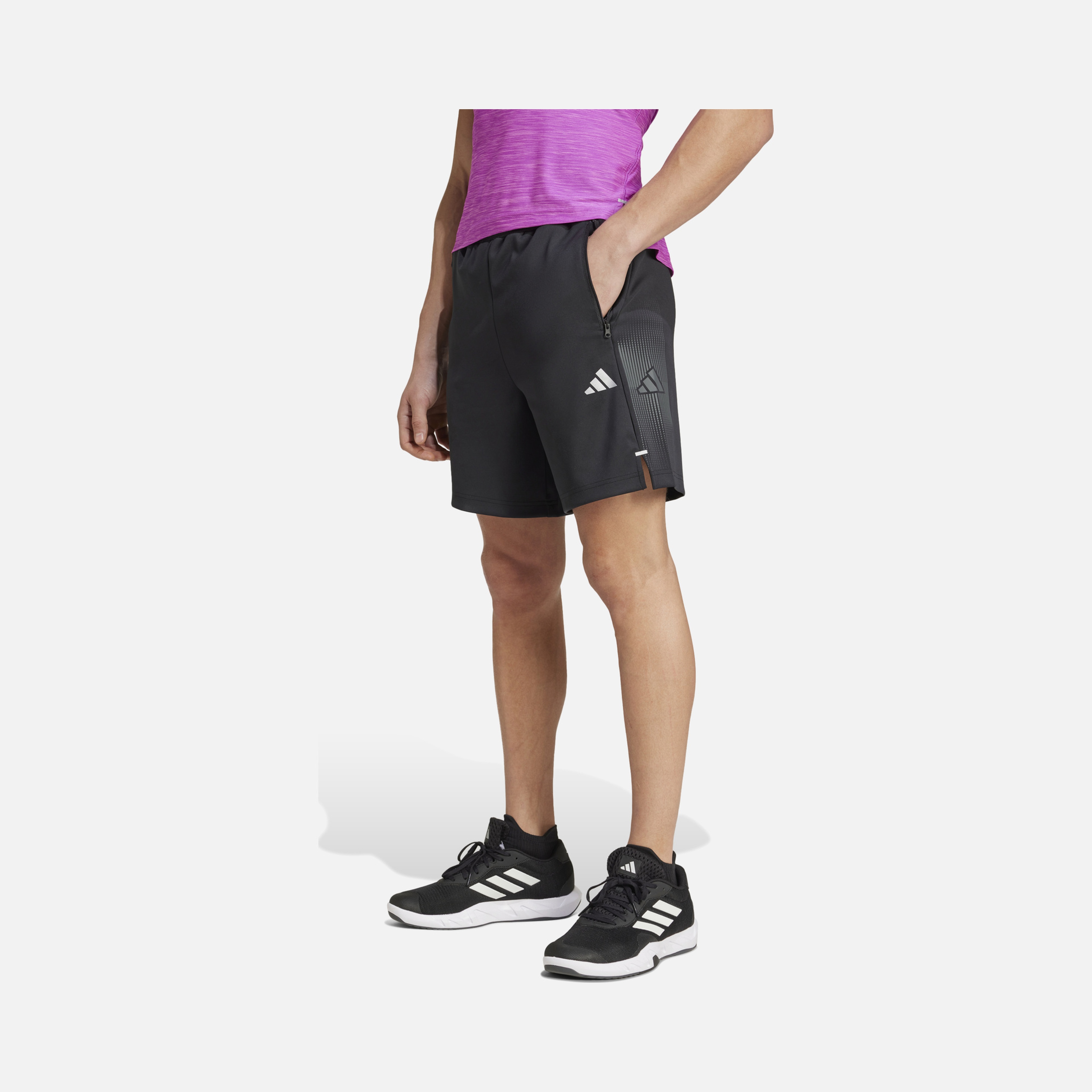 adidas Gym+ Block Knitting Training Erkek Şort