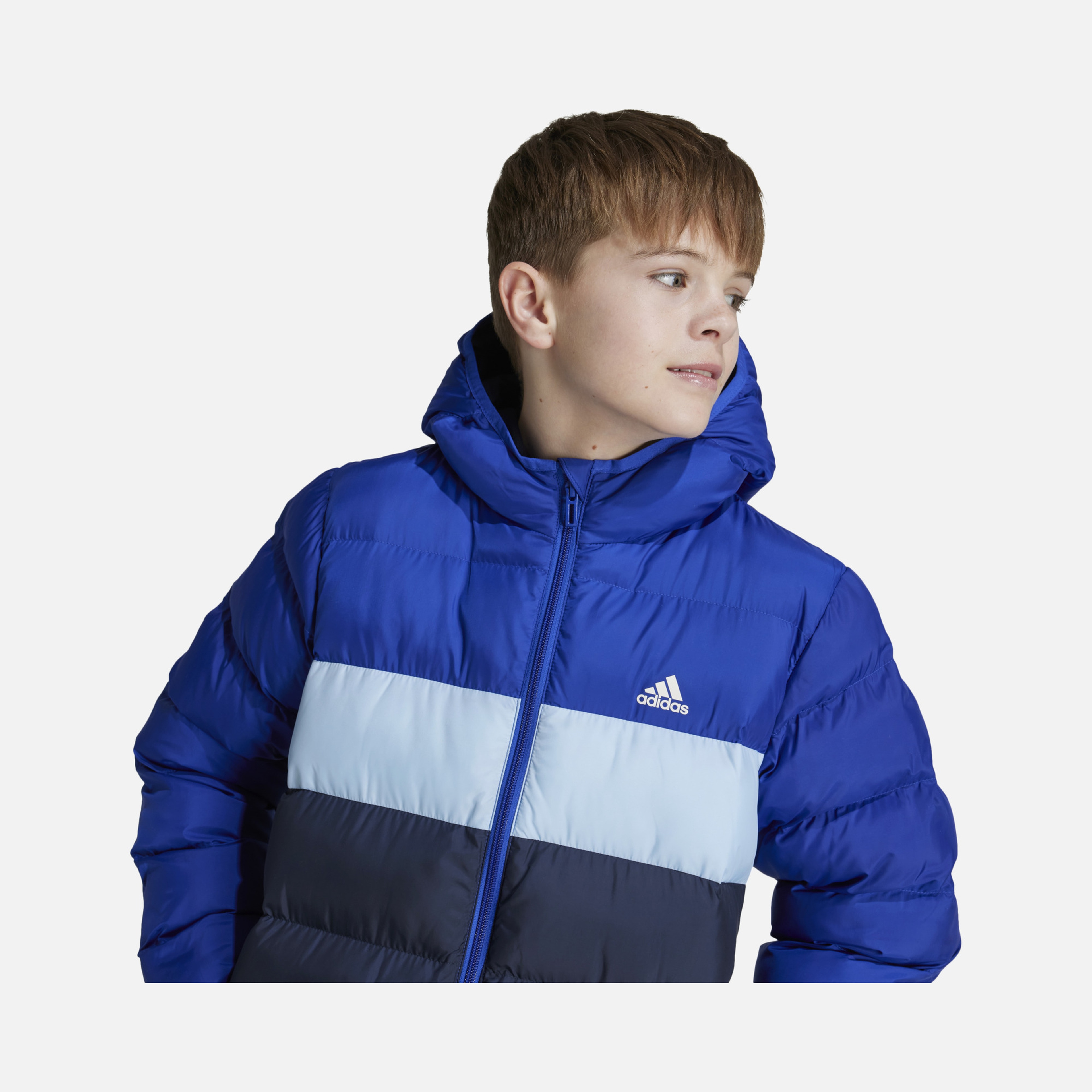 adidas Sportswear Synthetic Down Full-Zip Hoodie Çocuk Mont