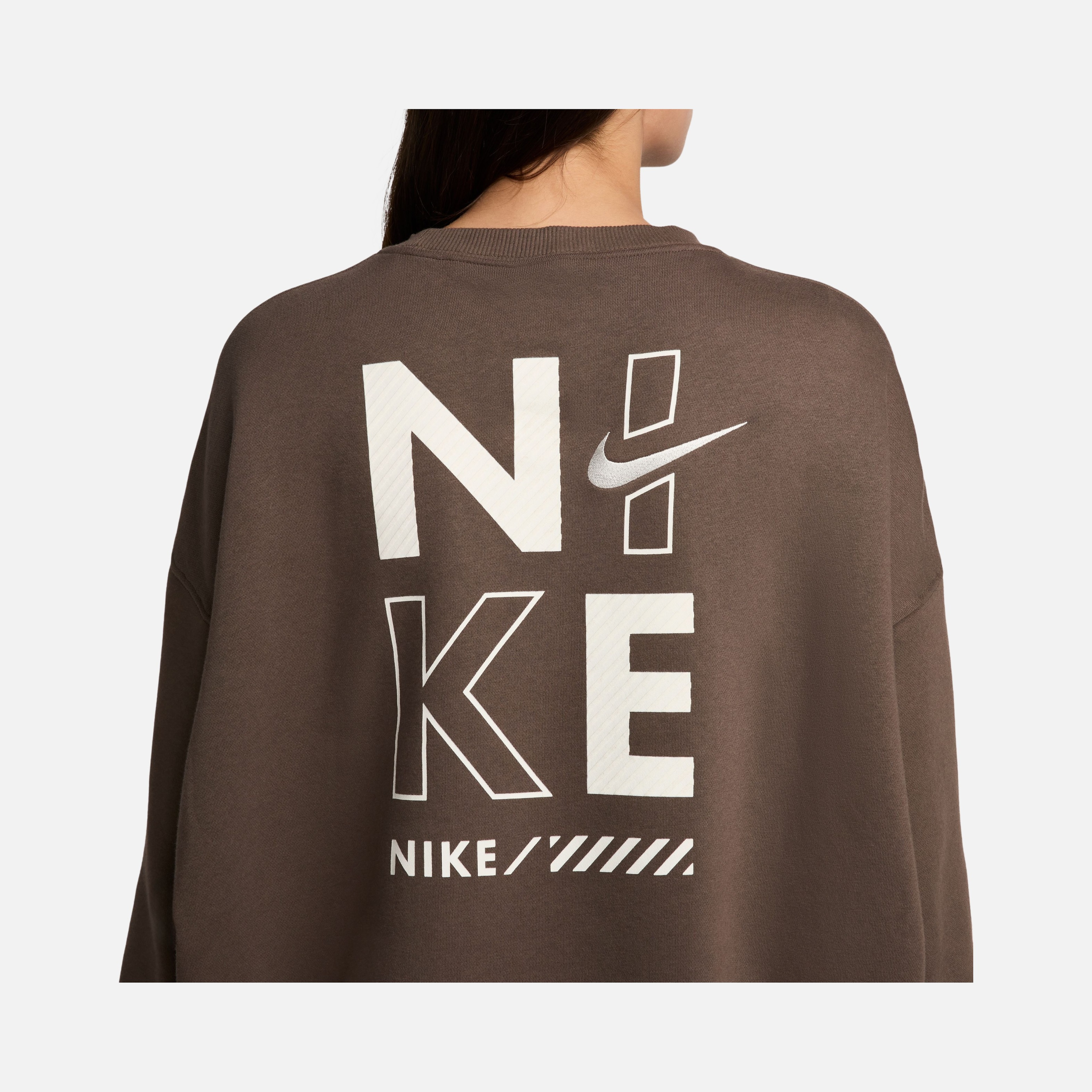 Nike Sportswear Gel Oversized Fleece Crew-Neck Kadın Sweatshirt
