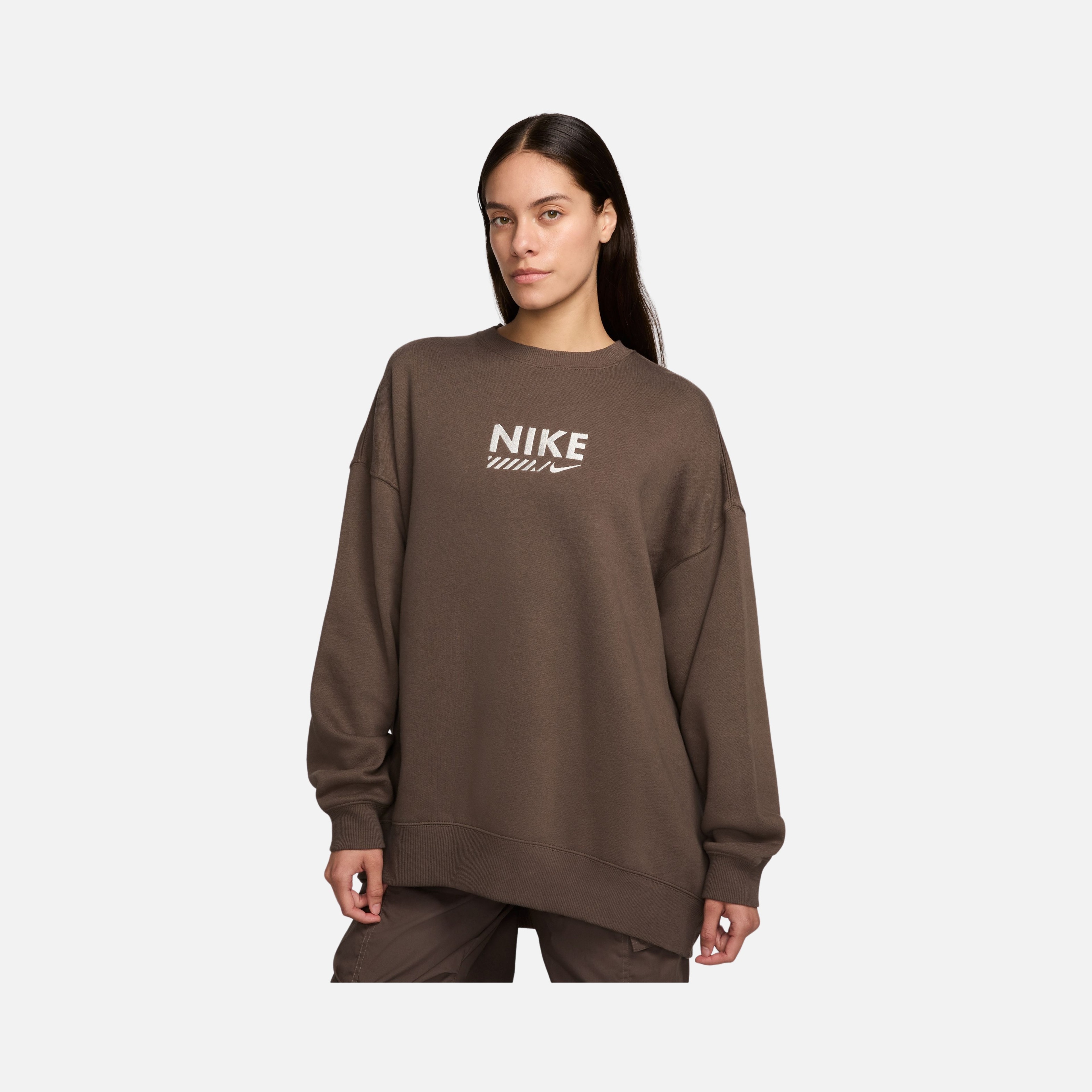 Nike Sportswear Gel Oversized Fleece Crew-Neck Kadın Sweatshirt