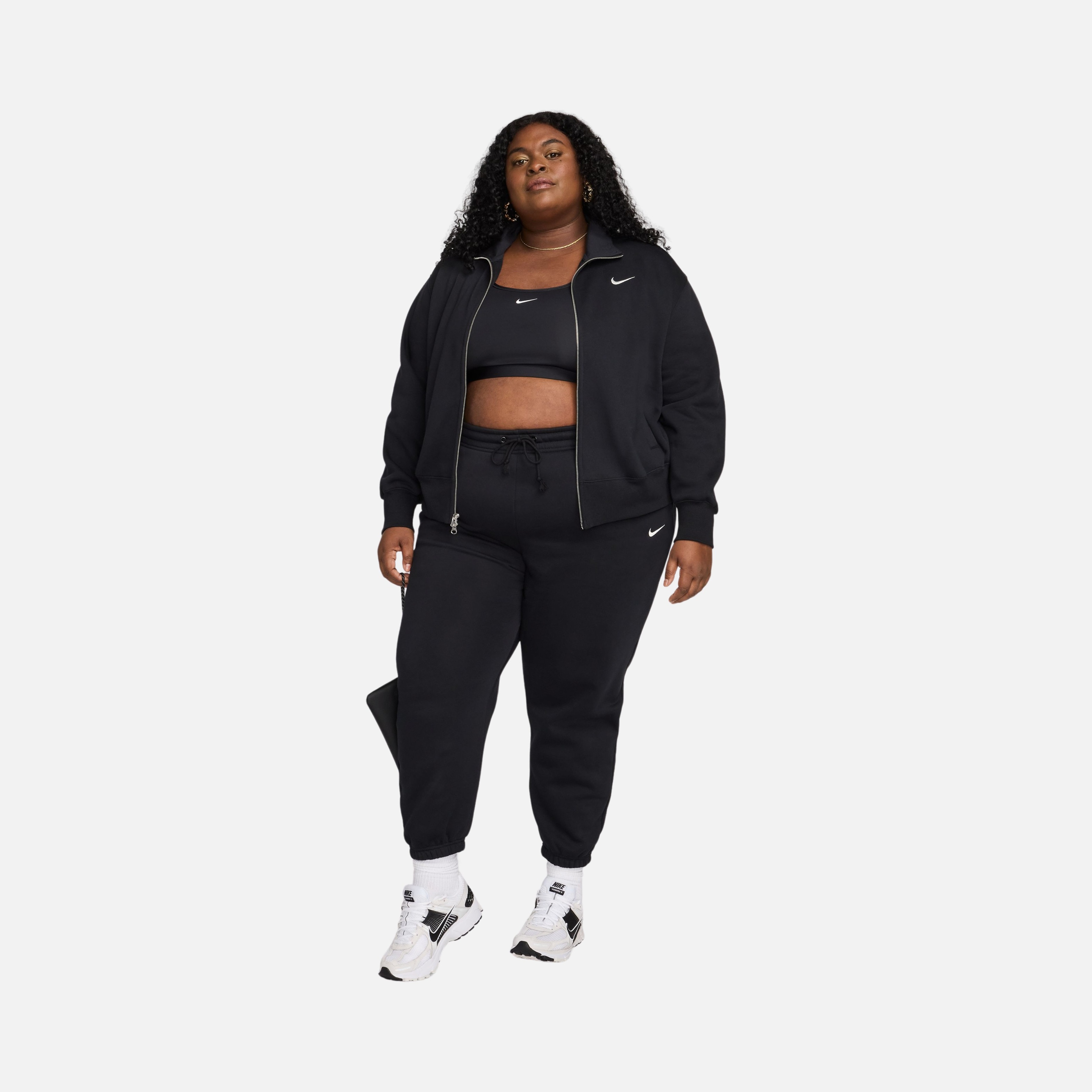 Nike Sportswear Phoenix Fleece High-Waisted Oversized CO (Plus Size) Kadın Eşofman Altı