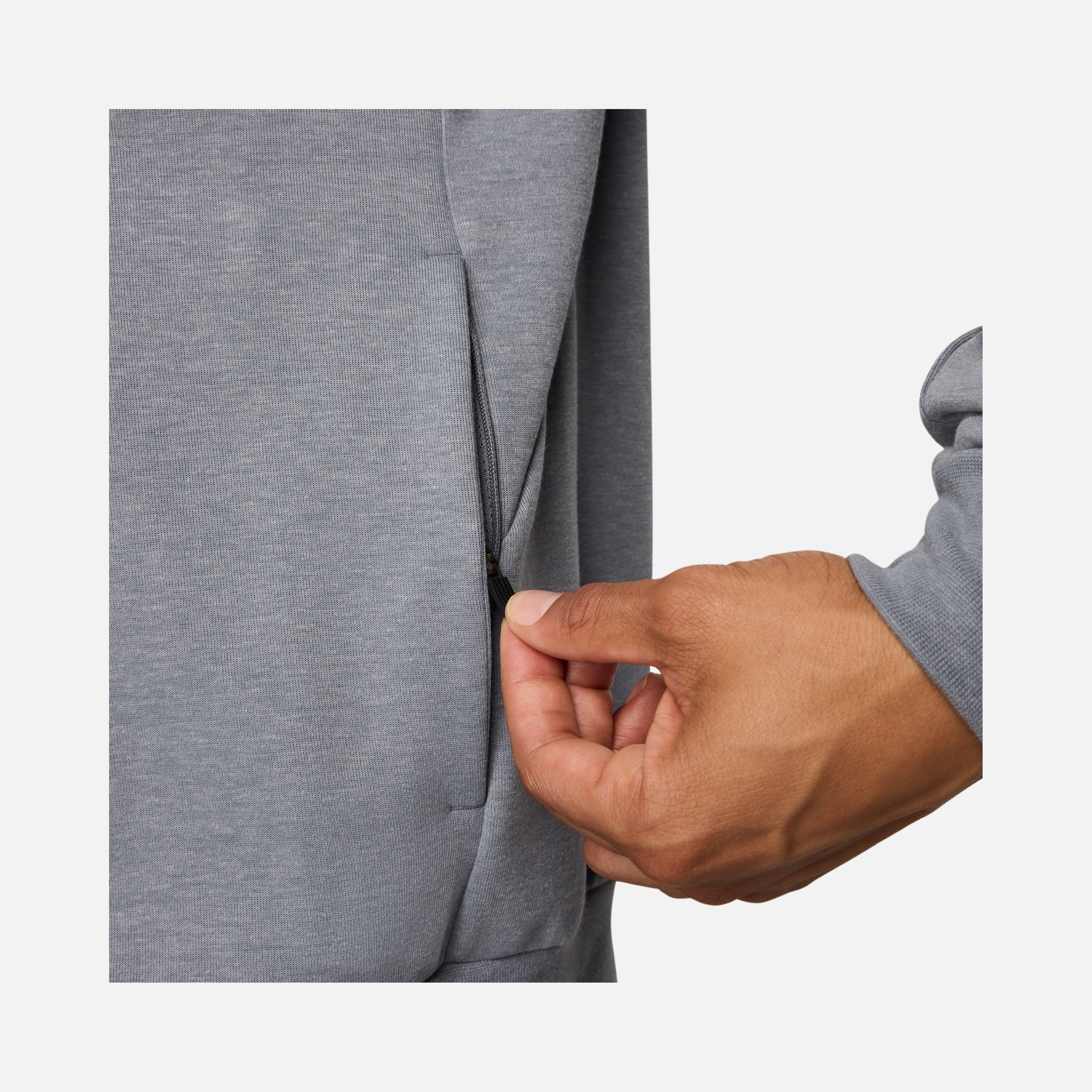 Nike Primary Dri-Fit UV Versatile Full-Zip Hoodie Erkek Sweatshirt