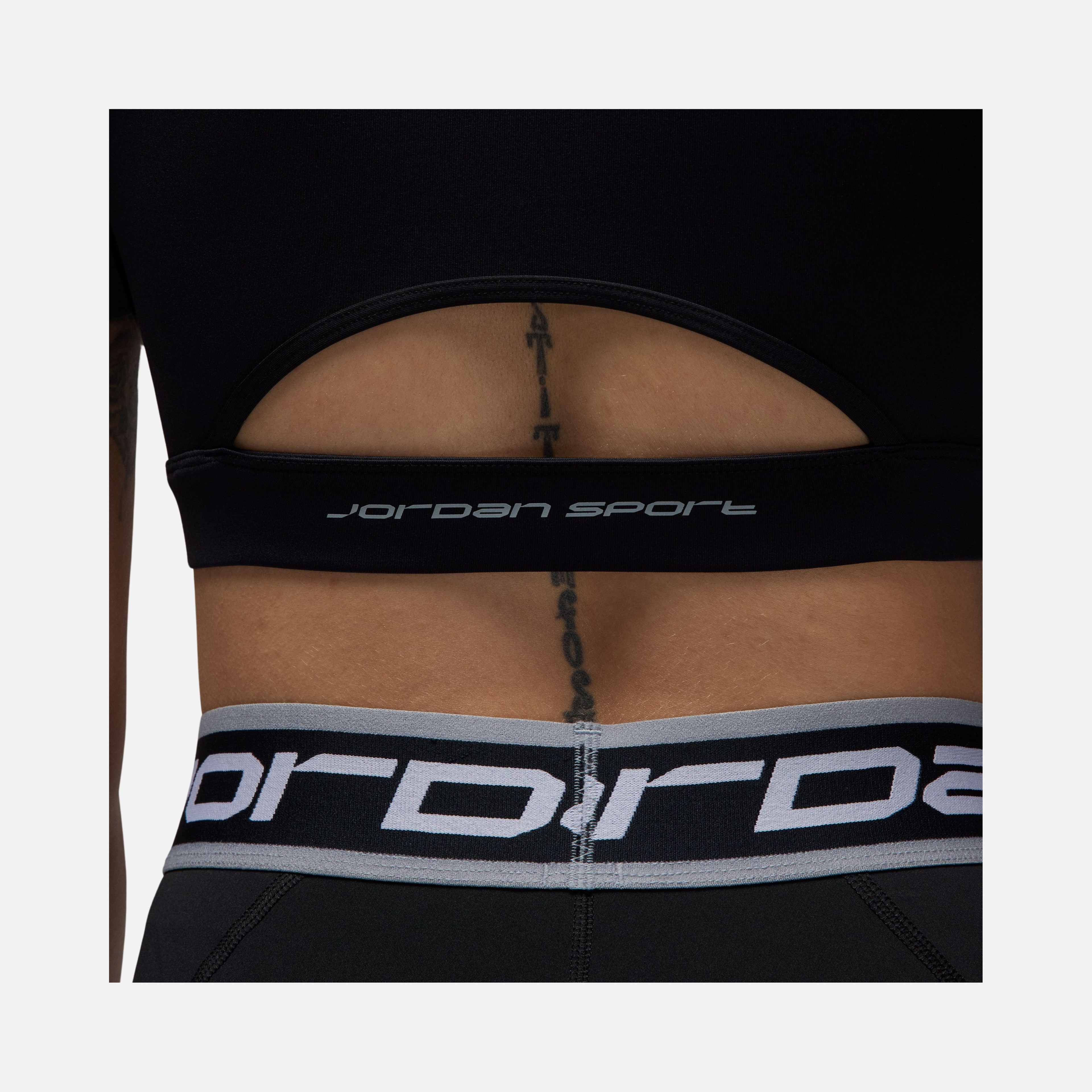 Nike Jordan Sport Bodycon Cropped Basketball Performance Short-Sleeve Kadın Tişört