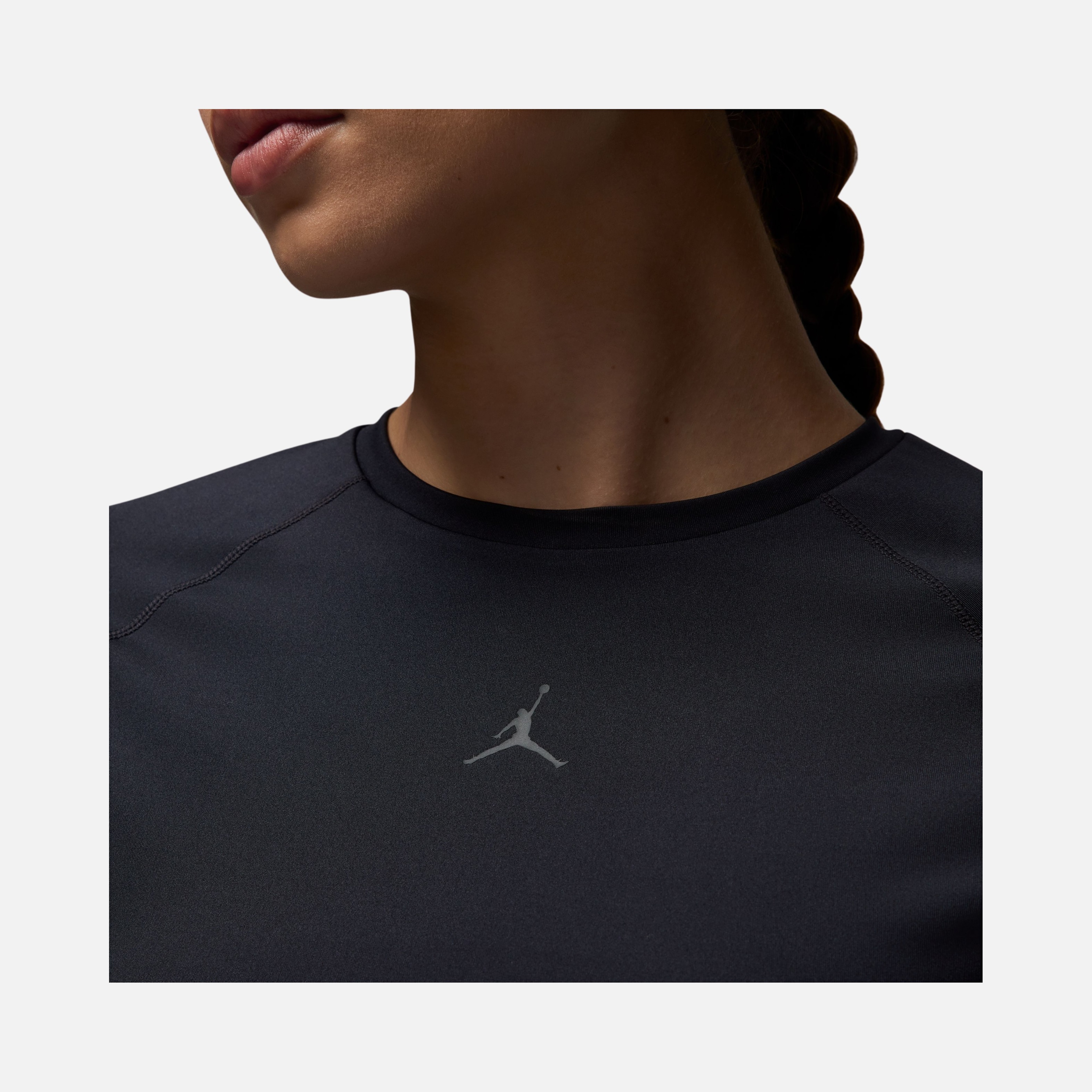 Nike Jordan Sport Bodycon Cropped Basketball Performance Short-Sleeve Kadın Tişört