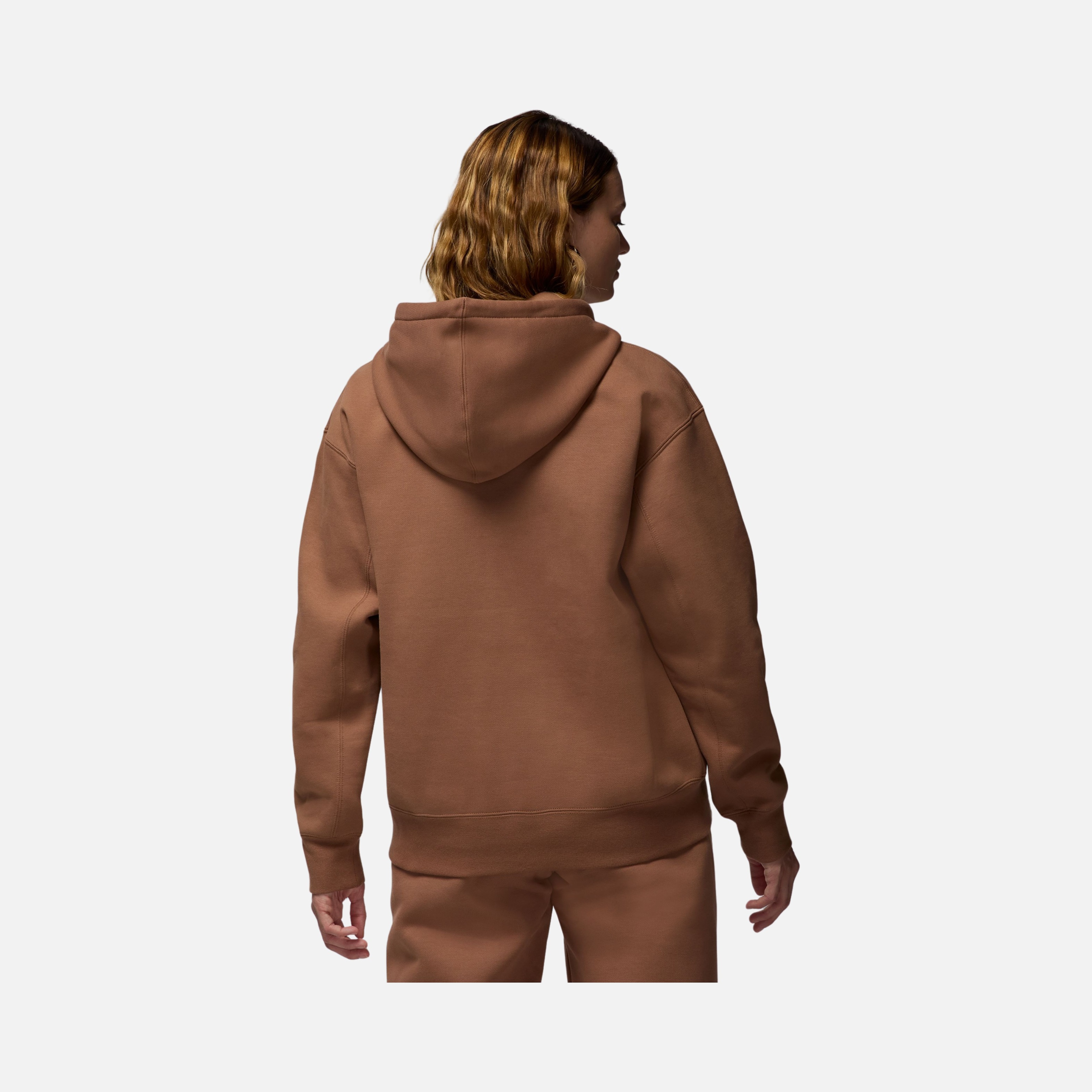 Nike Jordan Flight Fleece Satin Lined Pullover Hoodie Kadın Sweatshirt