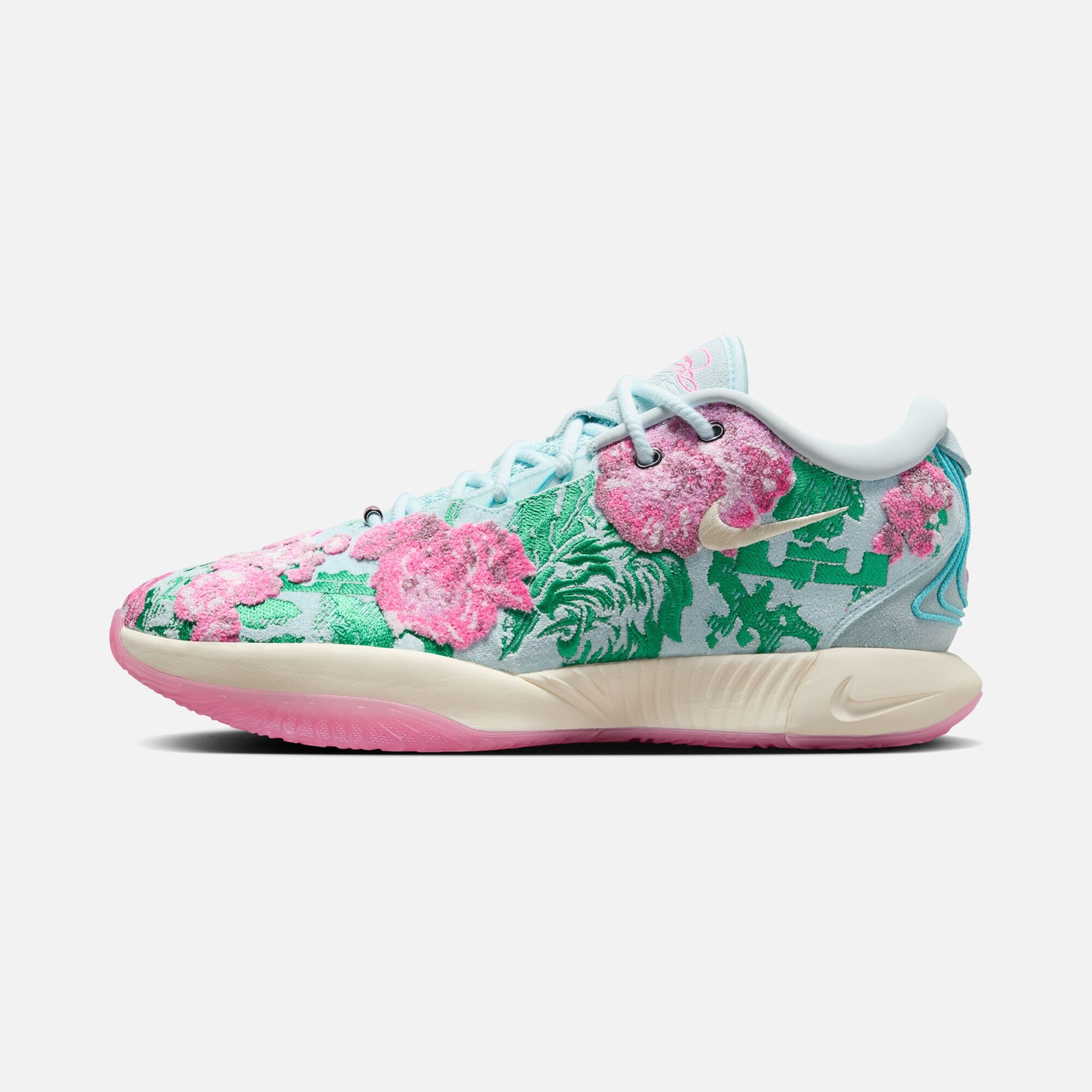 Nike LeBron James XXI Premium ''Florals and Exclusive LeBron Details All-over'' Erkek Basketbol Ayakkabısı
