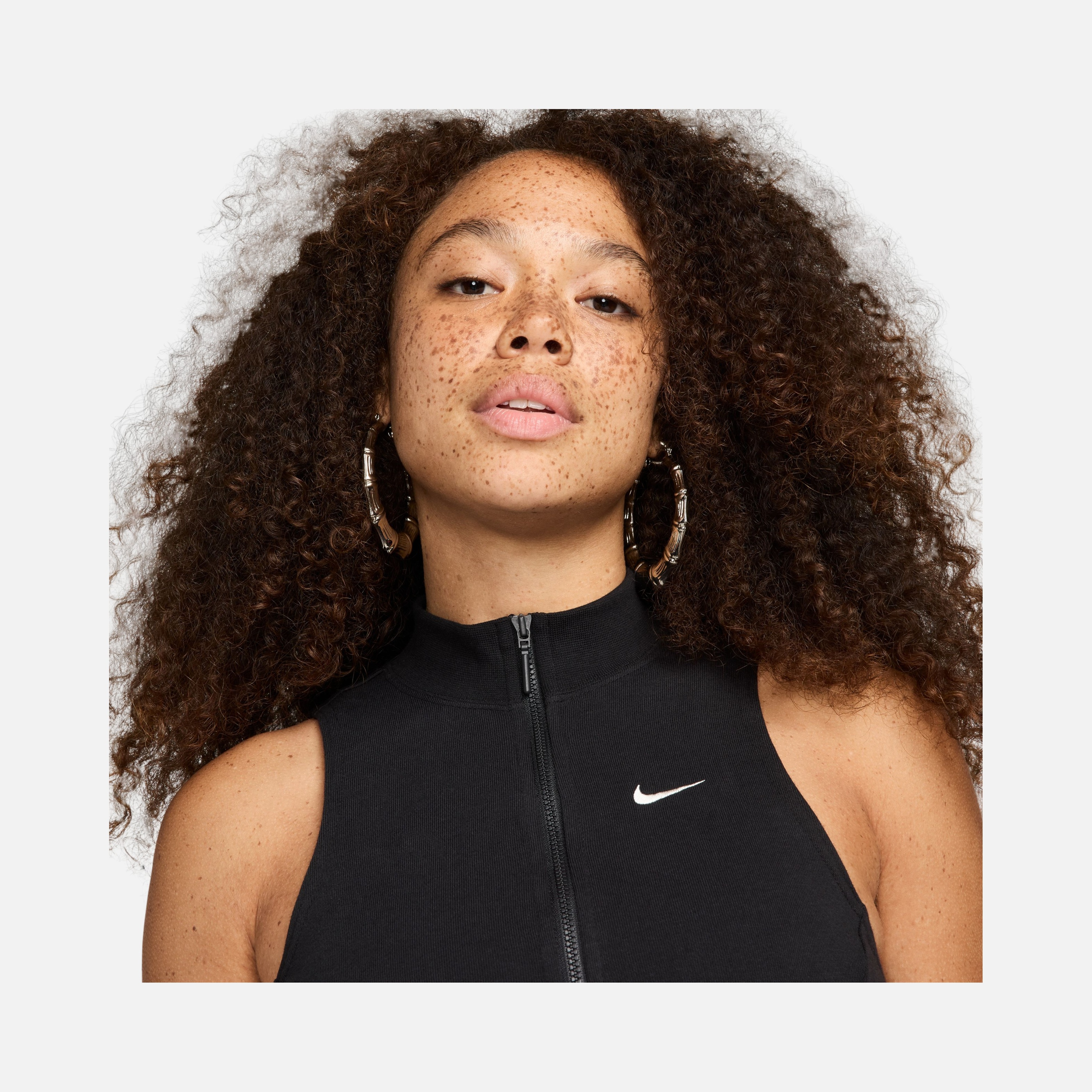 Nike Sportswear French Terry Slim Cropped 1/2-Zip Kadın Atlet