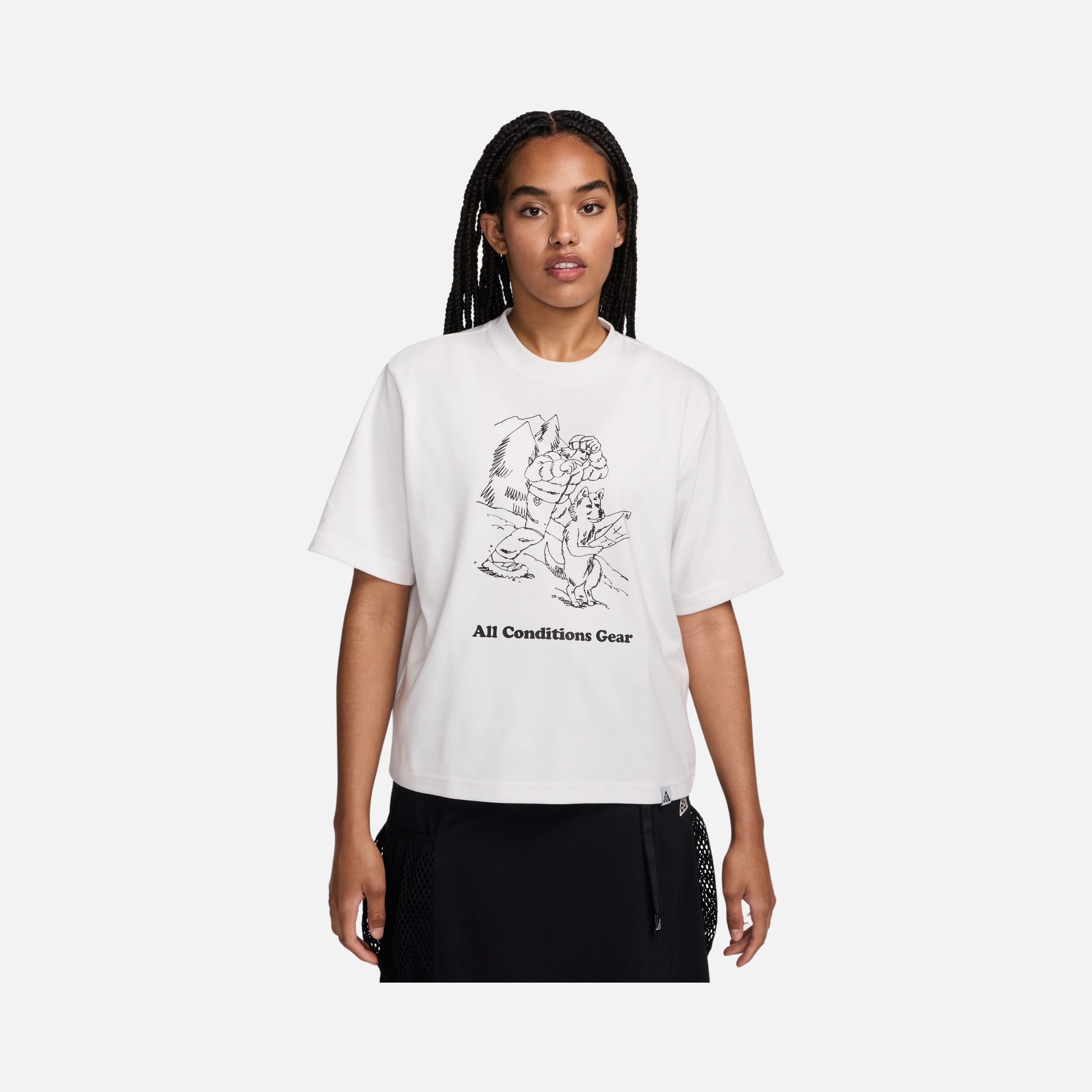 Nike Sportswear ACG Loose Graphic Short-Sleeve Kadın Tişört