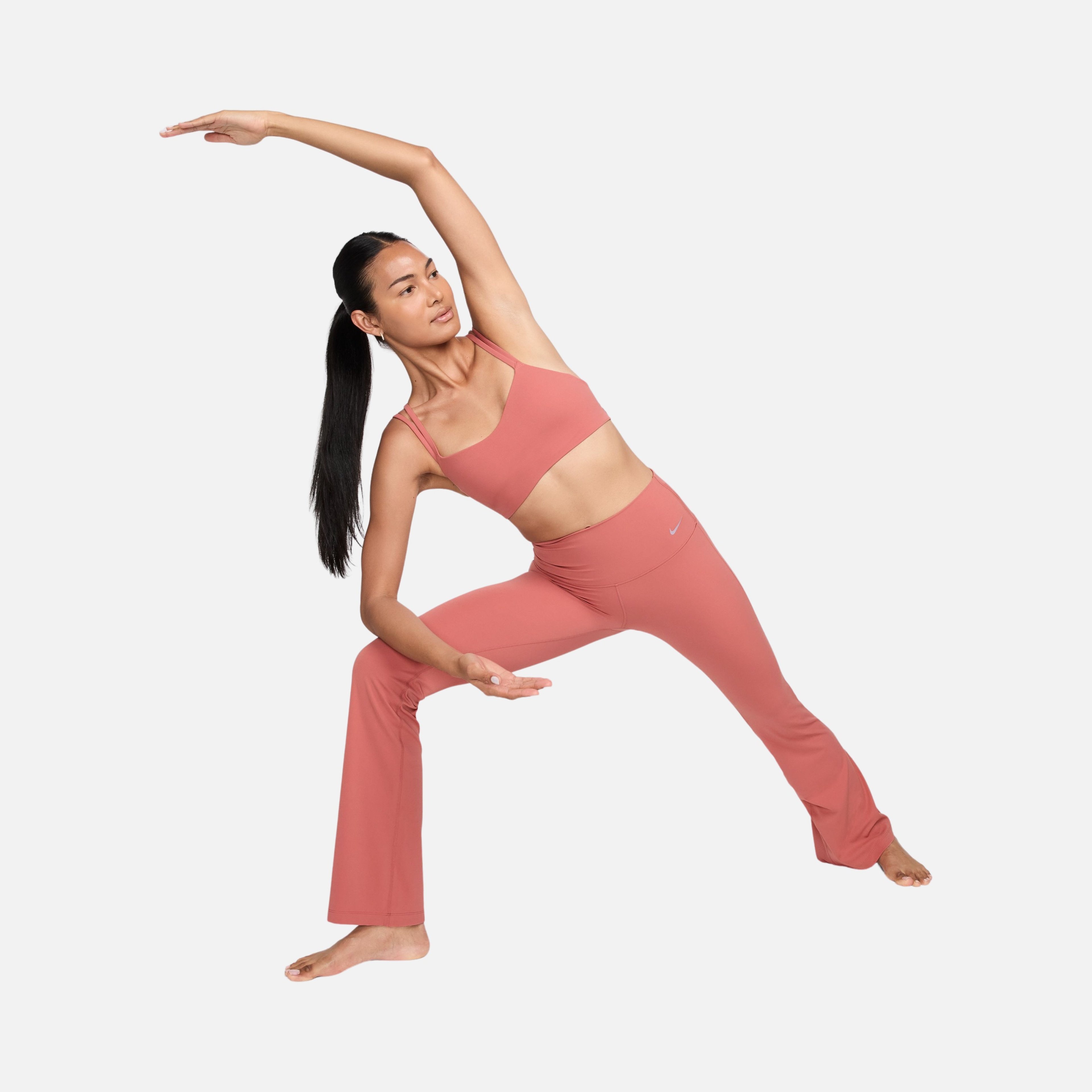 Nike Dri-Fit Zenvy High-Waisted Flared Leg Training Kadın Tayt