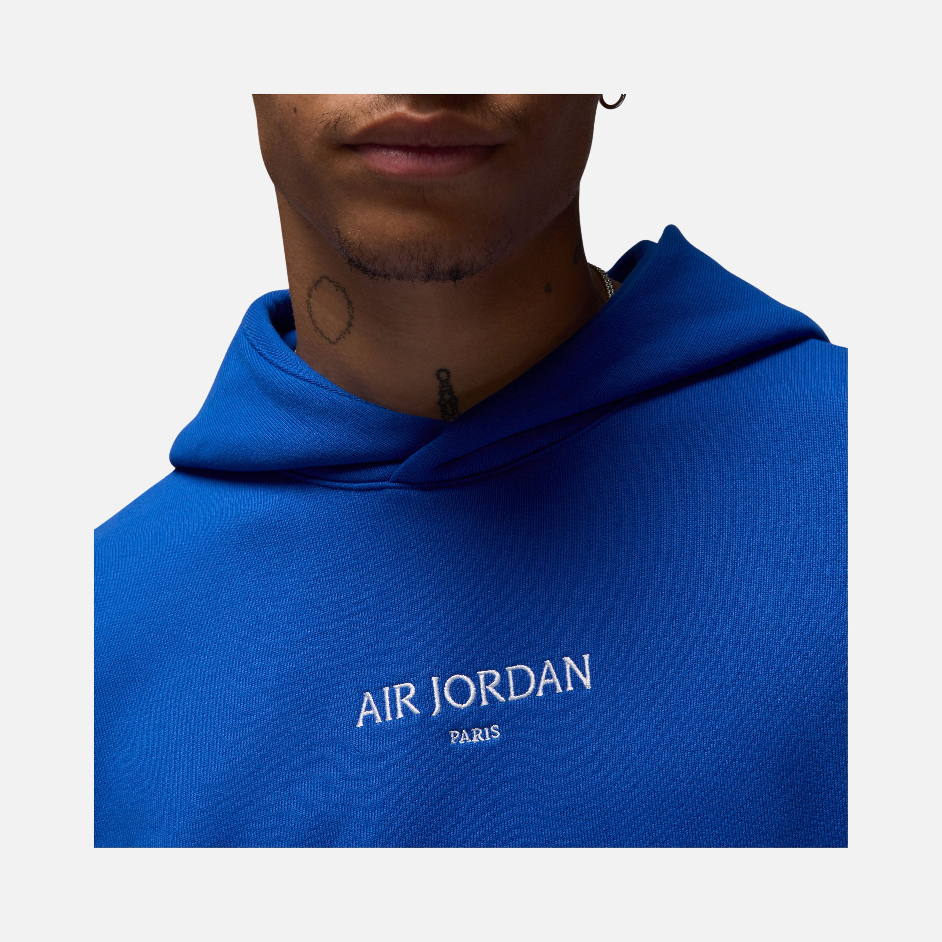 Nike Air Jordan Wordmark Paris Fleece Pullover Hoodie Erkek