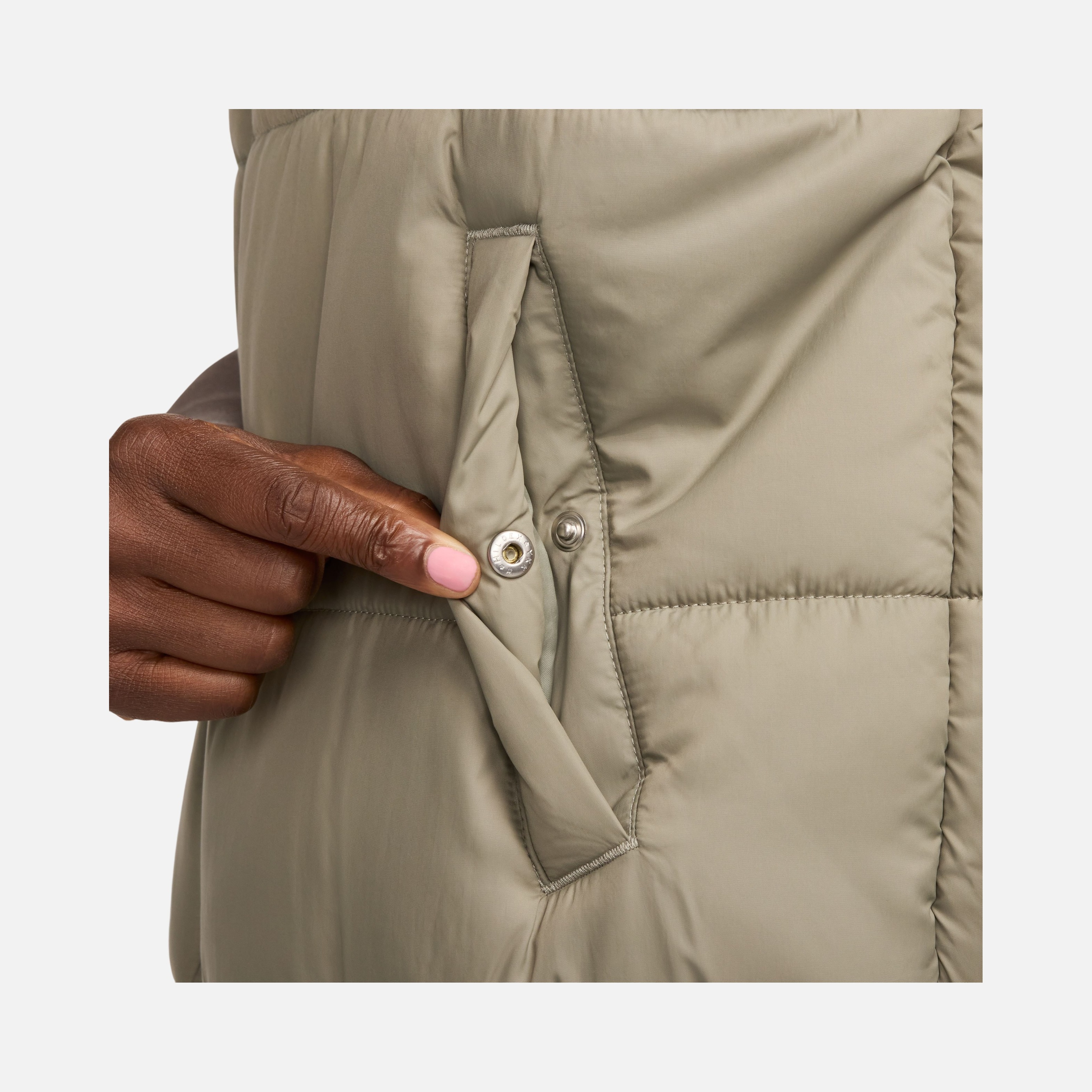 Nike Sportswear Therma-Fit Loose Cut at Hip-Length Full-Zip Hoodie Kadın Mont