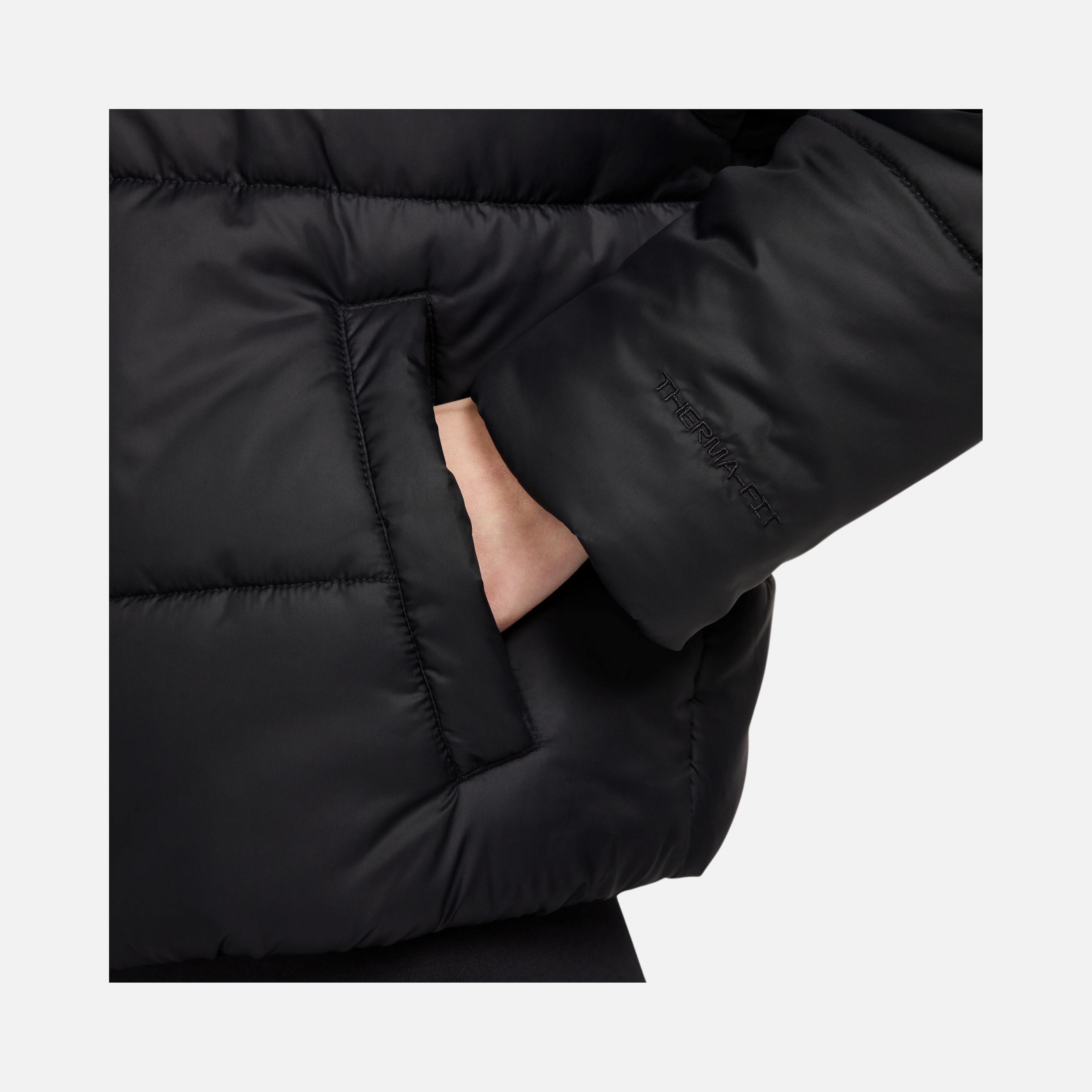 Nike Sportswear Therma-Fit Loose Cut at Hip-Length Full-Zip Hoodie Kadın Mont