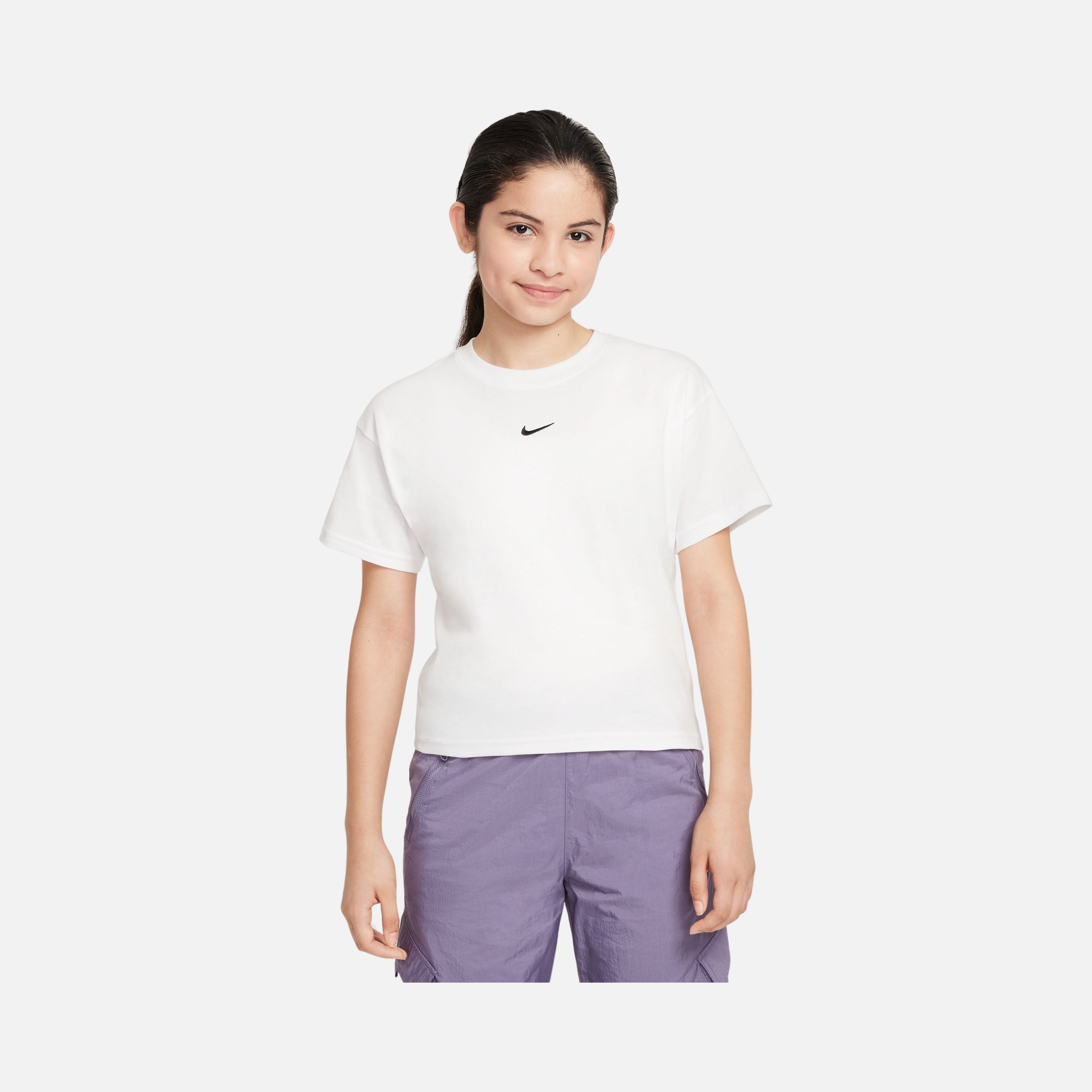 Nike Sportswear Boxy Essential Short-Sleeve (Girls') Çocuk Tişört