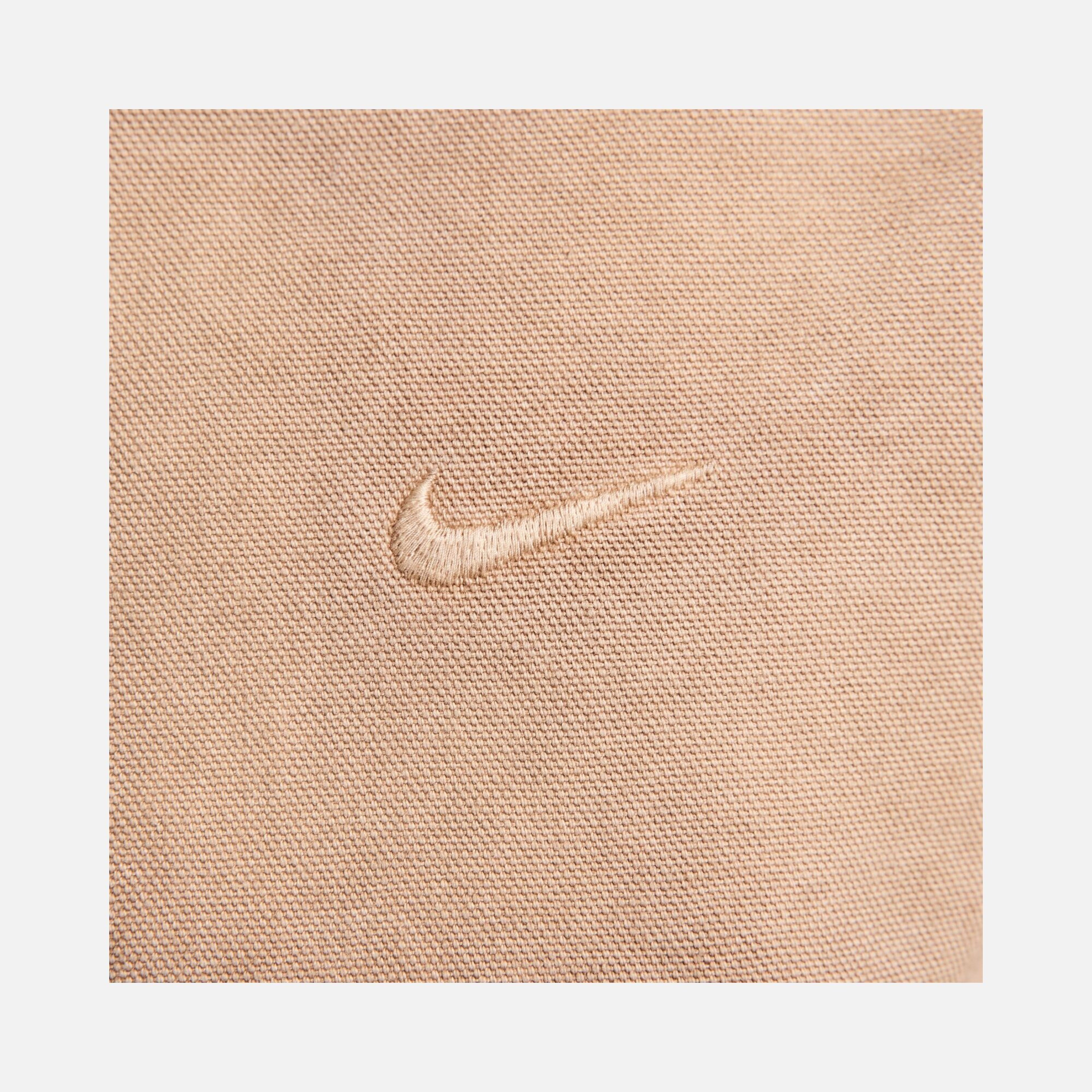 Nike Life Unlined Dye  Canvas Woven Fabric Full-Zip Hoodie Erkek Ceket