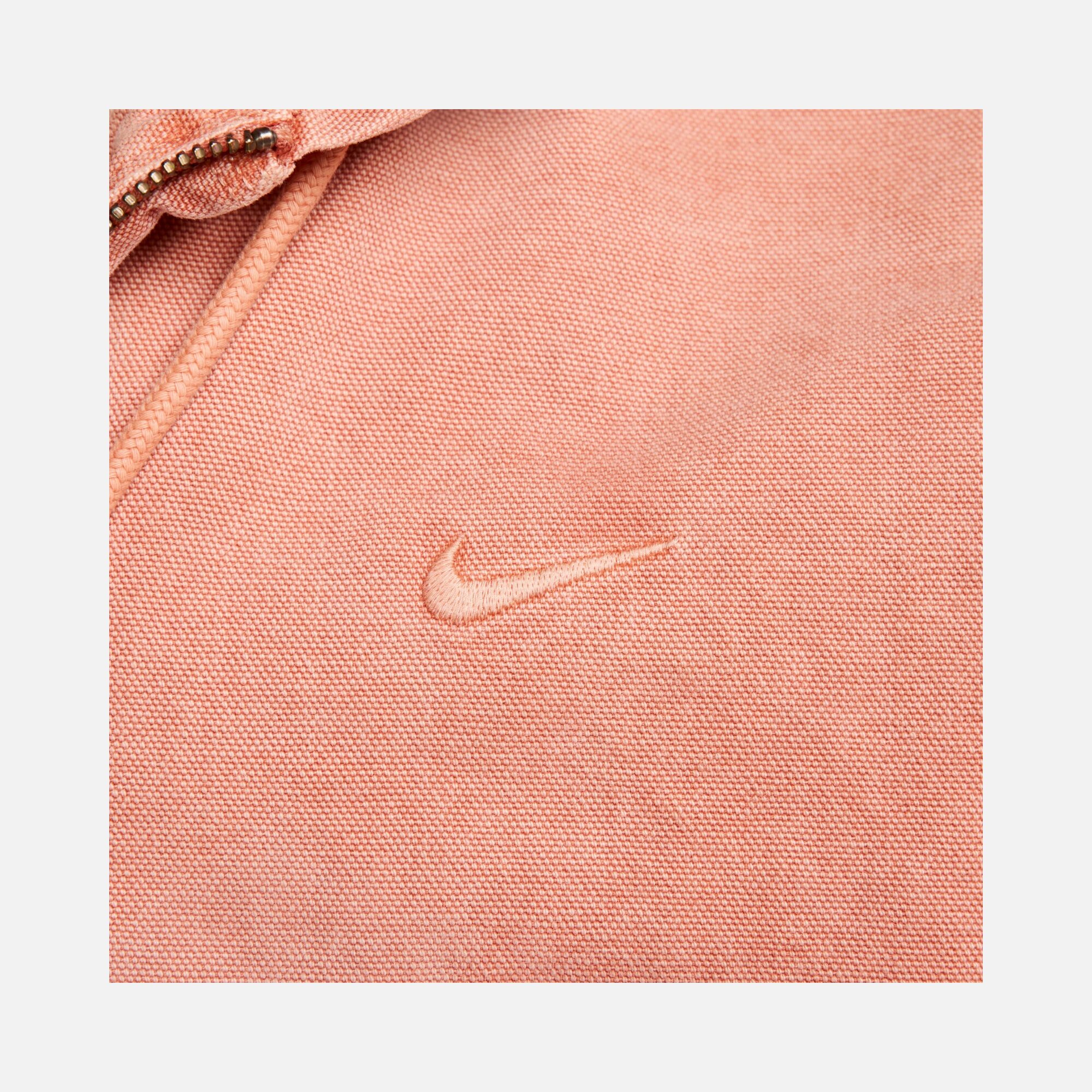 Nike Life Unlined Dye  Canvas Woven Fabric Full-Zip Hoodie Erkek Ceket