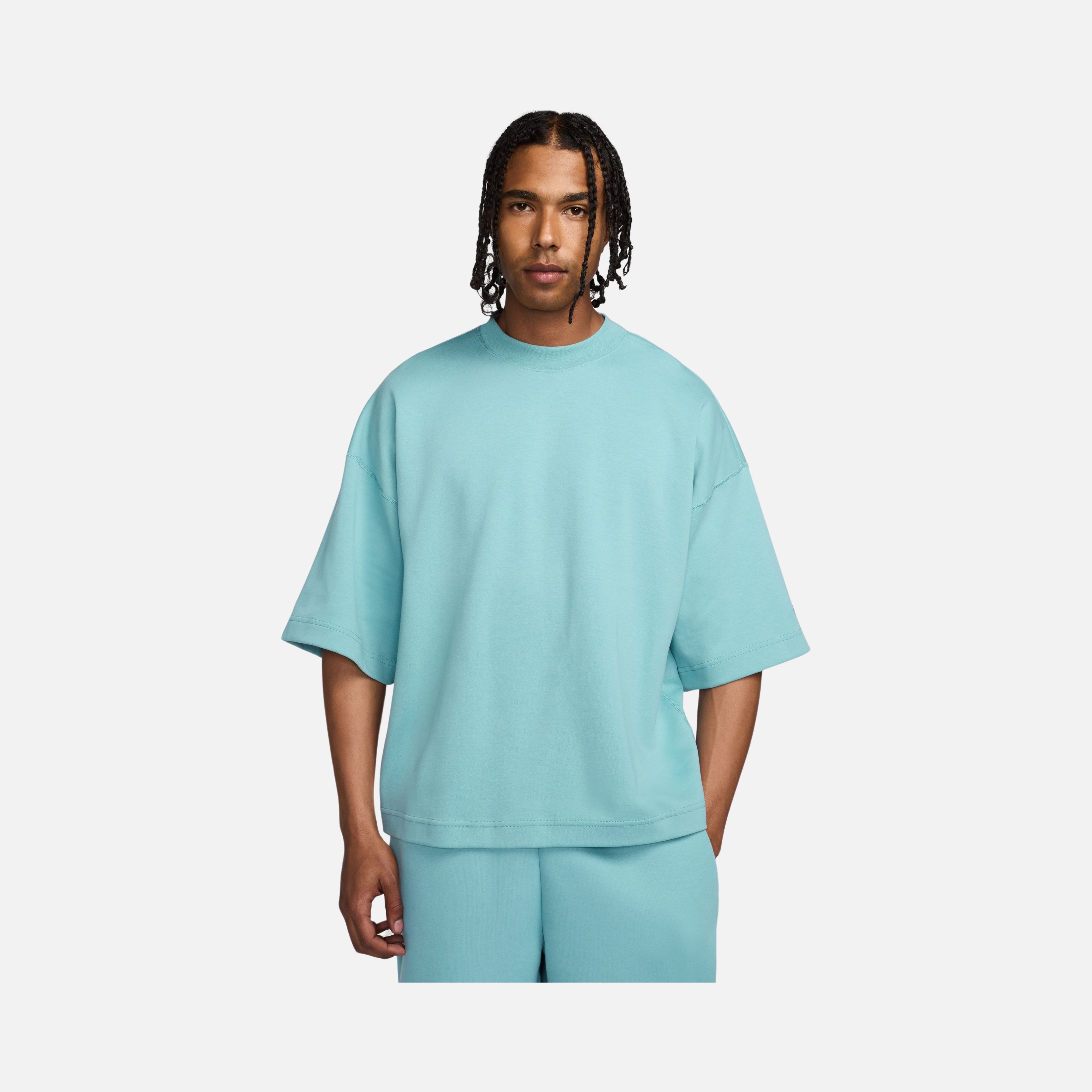 Nike Sportswear Tech Fleece Reimagined Short-Sleeve Erkek Tişört