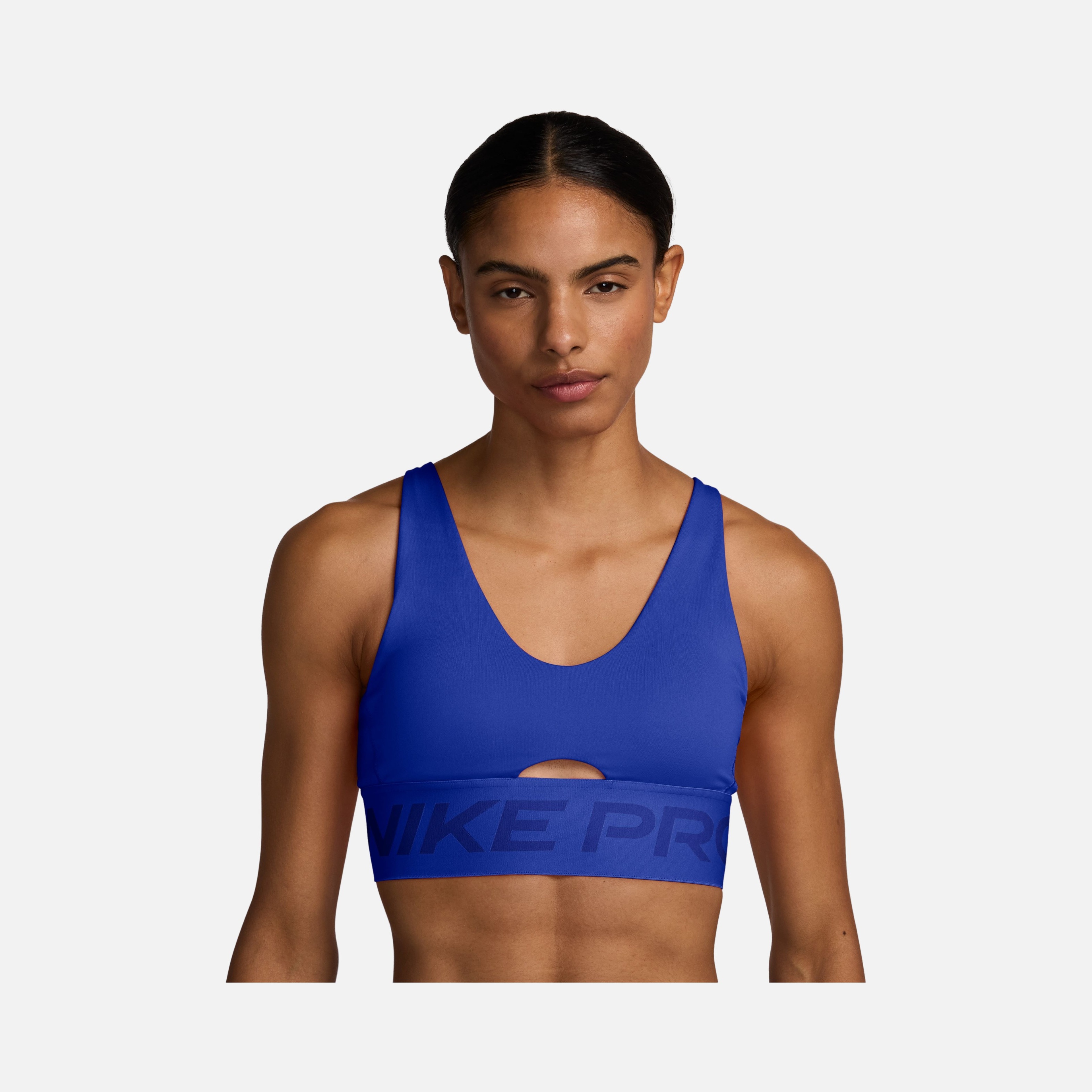 Nike Pro Indy Plunge Medium-Support Padded Training Kadın Bra