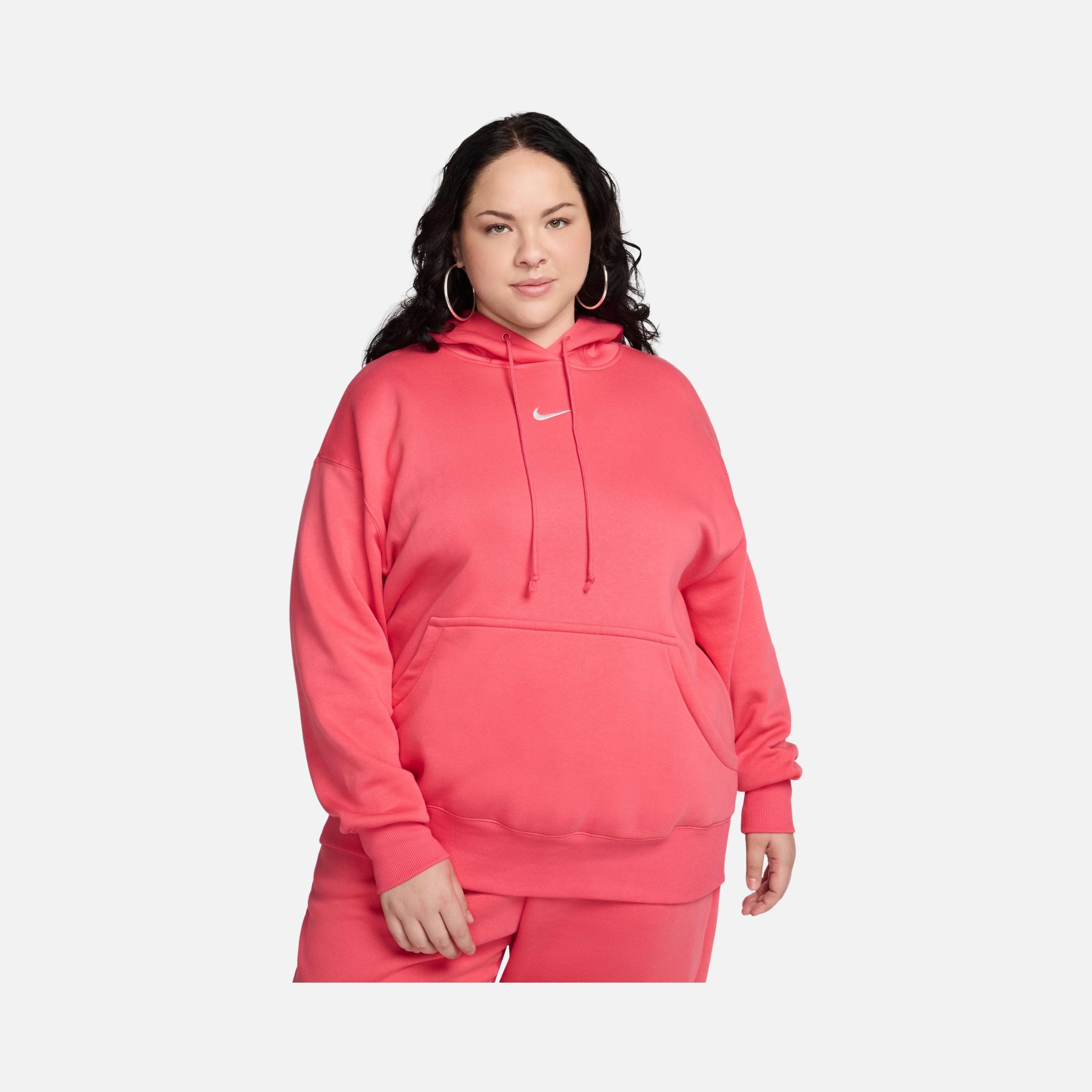 Nike Sportswear Phoenix Fleece Oversized Pullover Hoodie (Plus Size) Kadın Sweatshirt