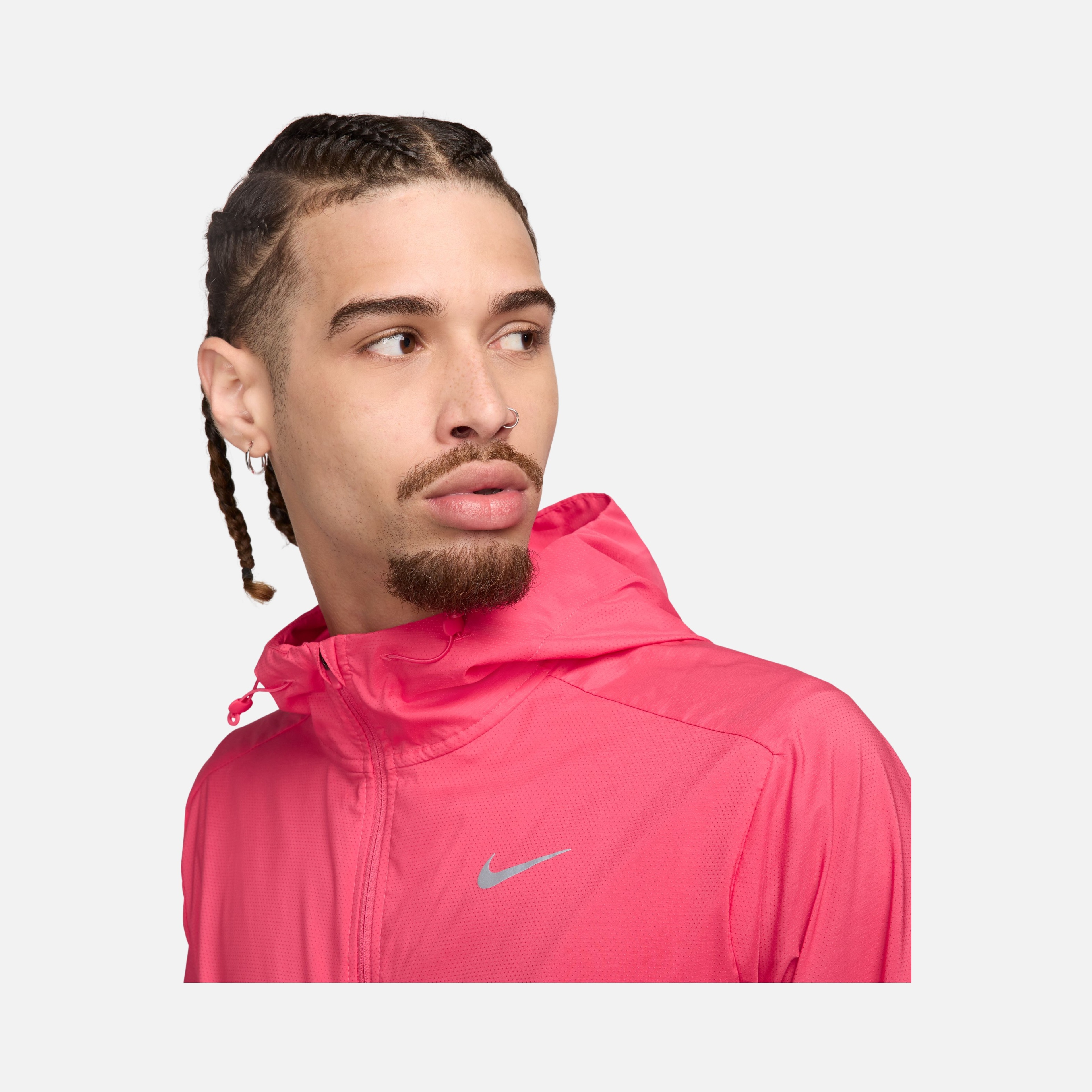 Nike Impossibly Light Windrunner Repel Lined Recoverable Running Full-Zip Hoodie Erkek Ceket