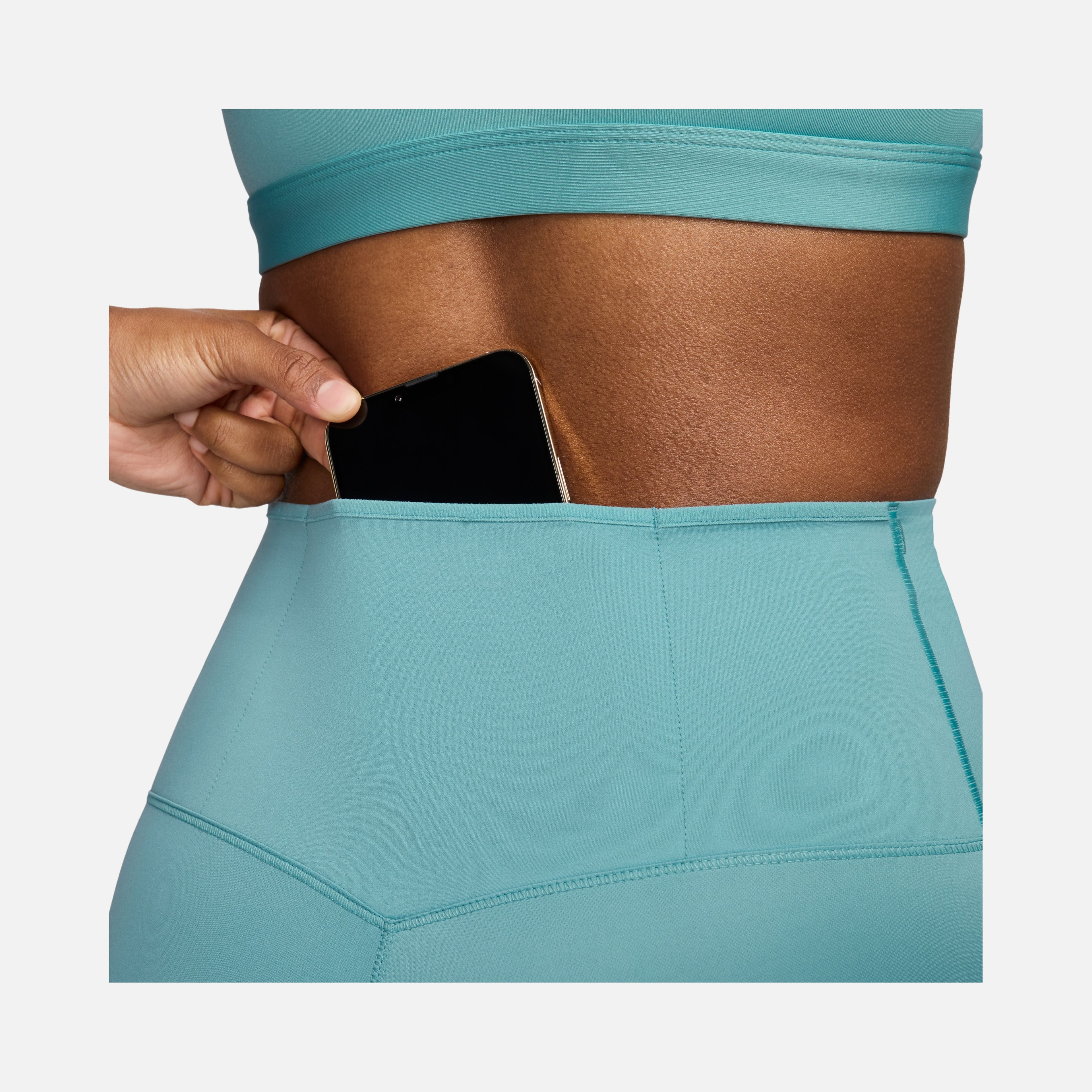 Nike Go Firm-Support High-Waisted With Pockets Running Kadın Tayt