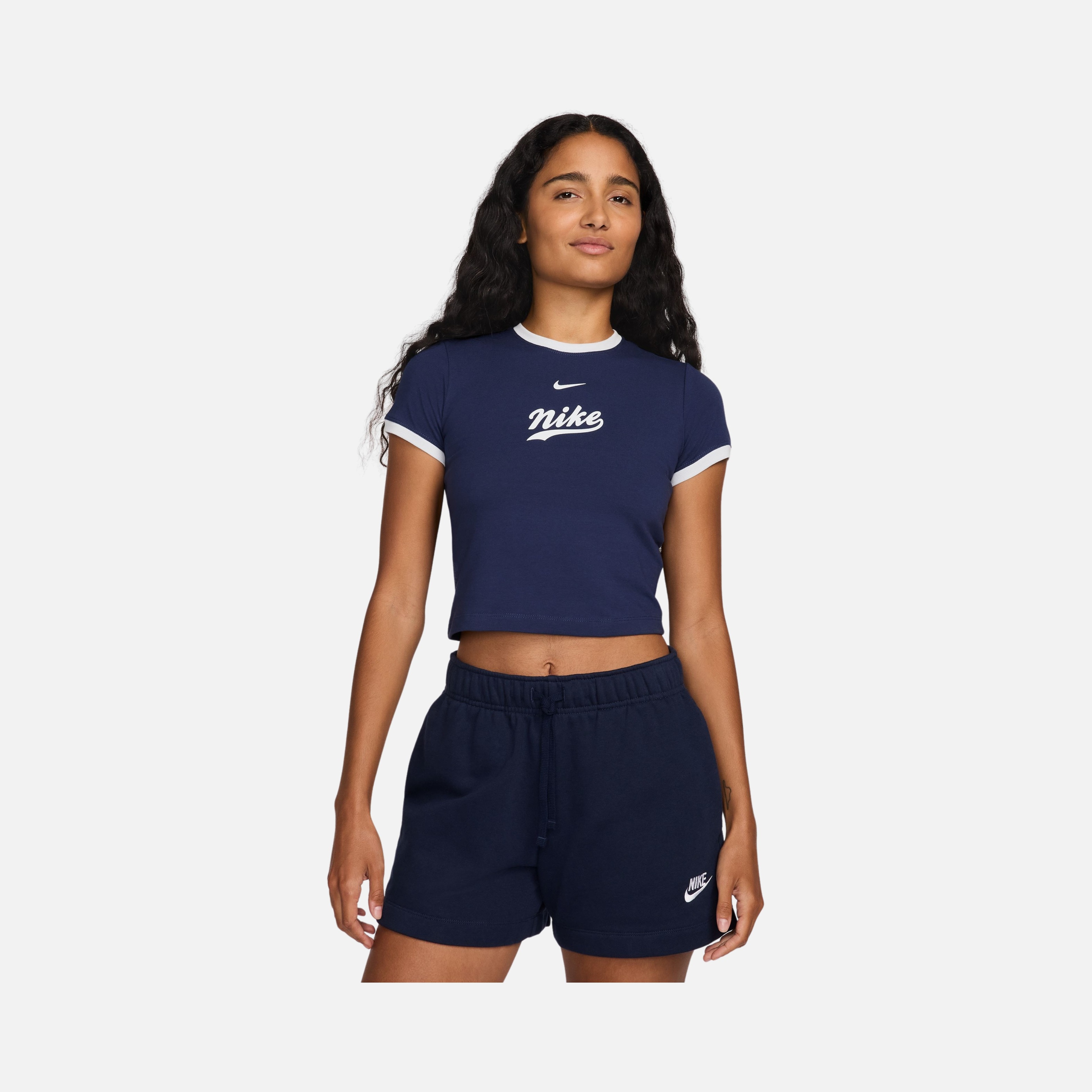 Nike Sportswear Baby Trend Cropped Short-Sleeve Kadın Tişört