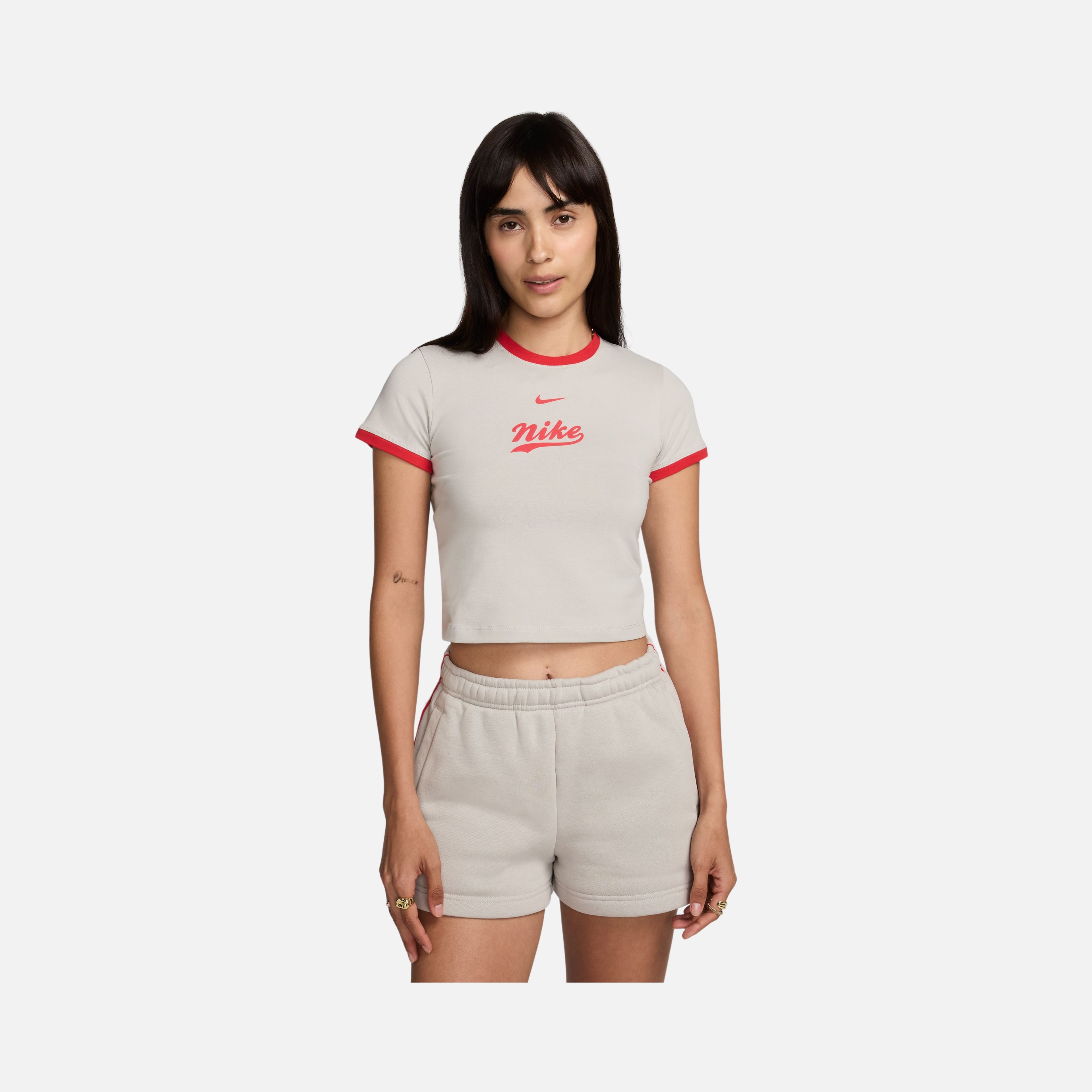 Nike Sportswear Baby Trend Cropped Short-Sleeve Kadın Tişört
