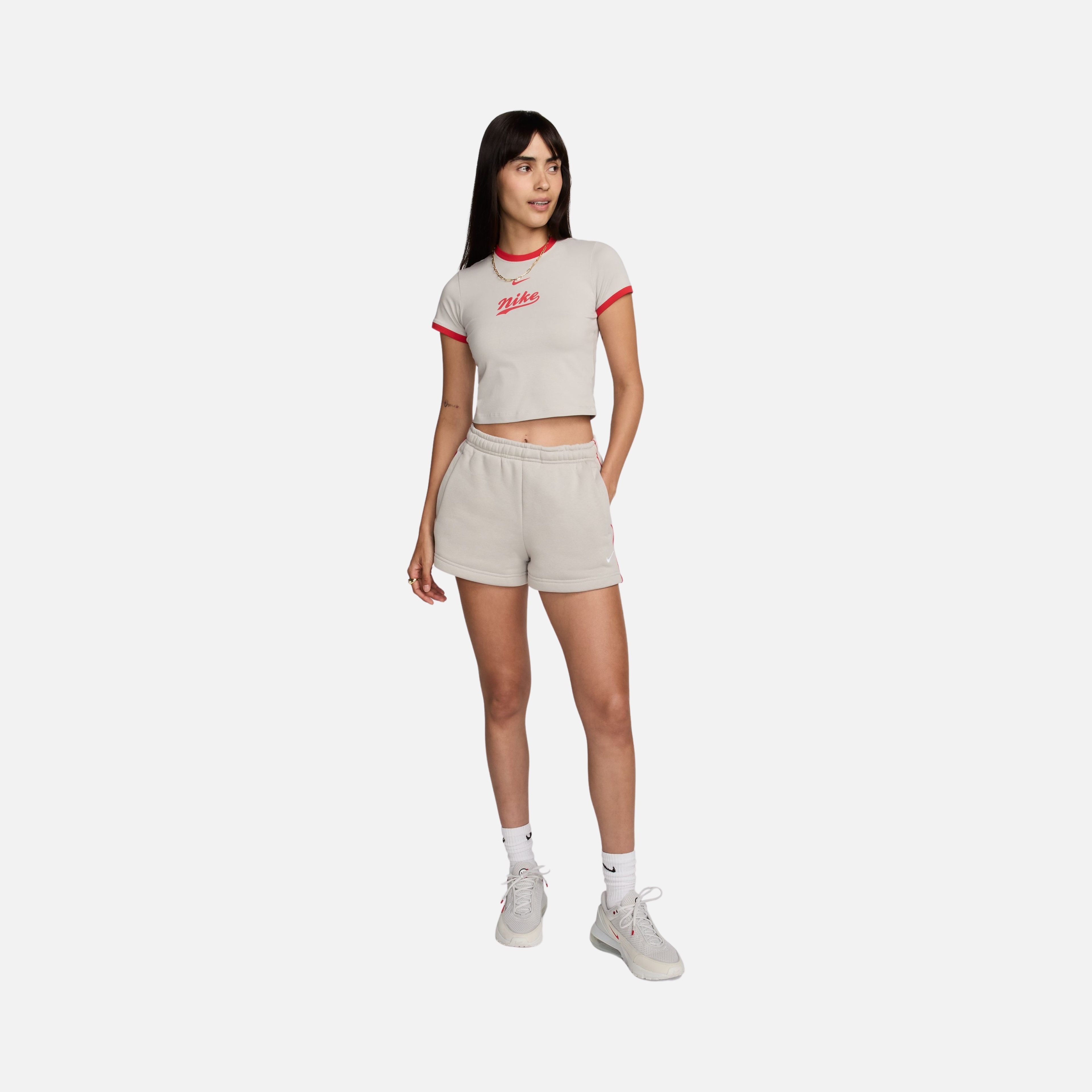 Nike Sportswear Baby Trend Cropped Short-Sleeve Kadın Tişört