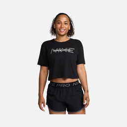 Nike Pro Graphic Cropped Training Short-Sleeve Kadın Tişört