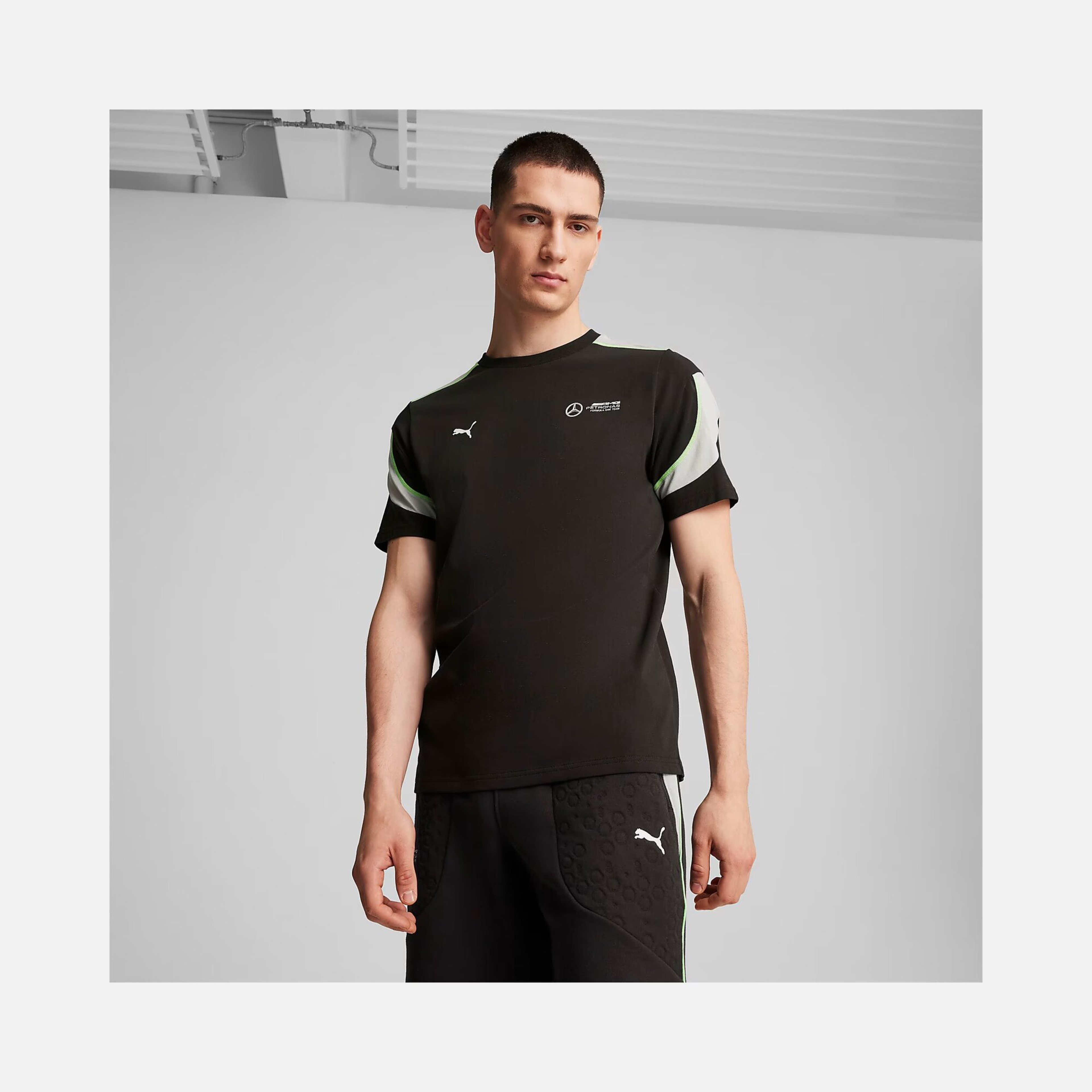 Puma Mercedes-AMG Petronas F1 MT7+ Short-Sleeve Erkek Tişört