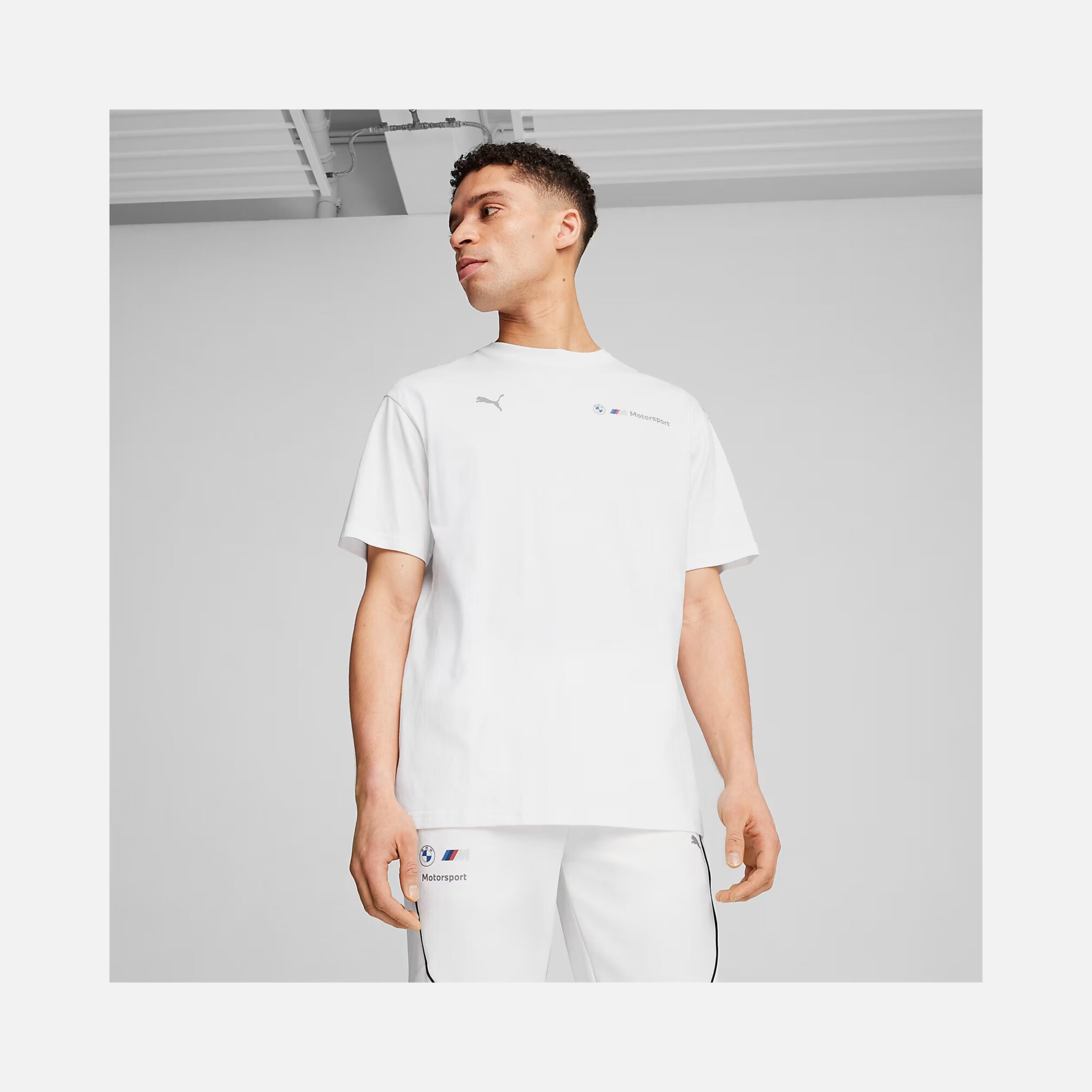 Puma BMW M Motorsport ESS+ Logo Short-Sleeve Erkek Tişört