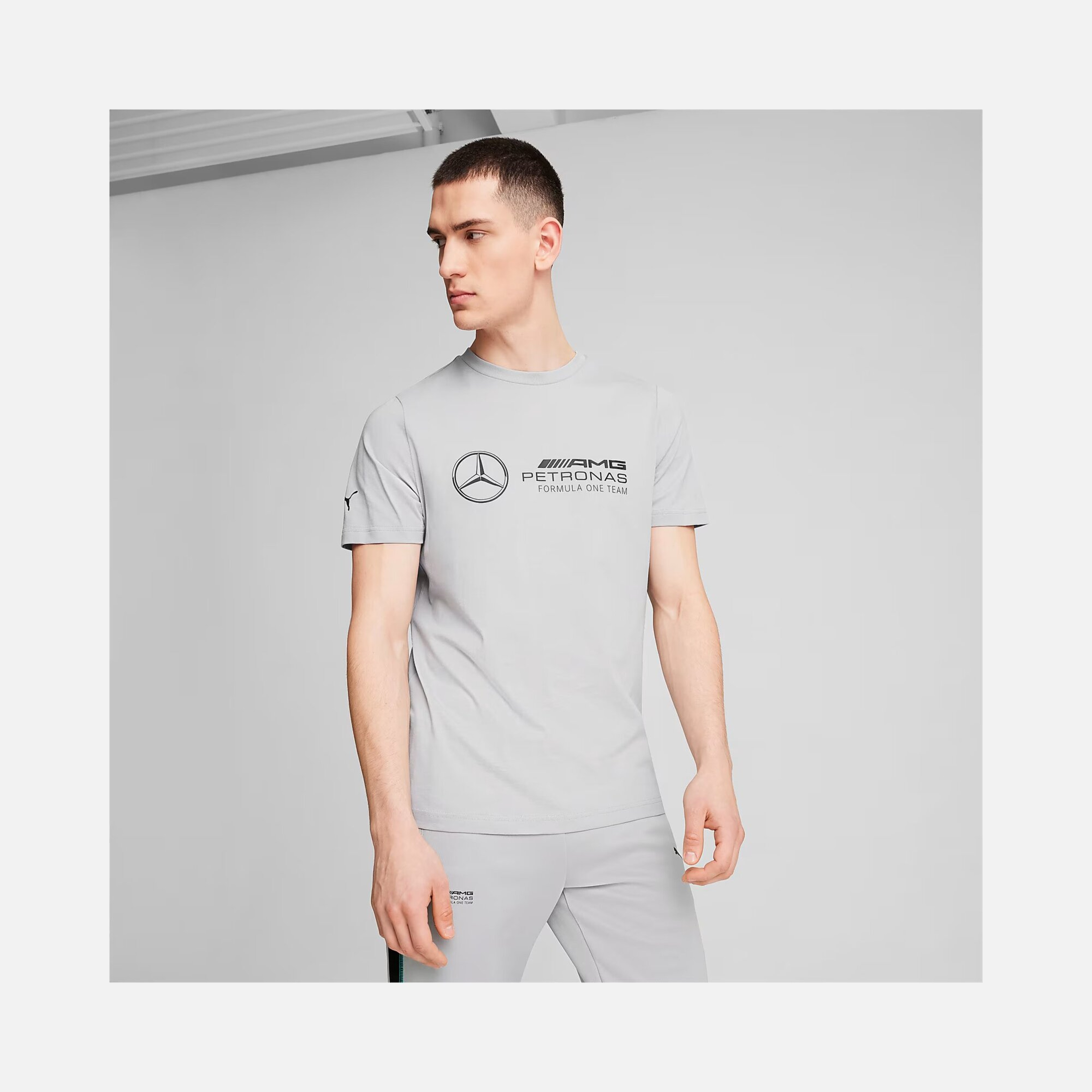 Puma Mercedes-AMG Petronas F1 ESS Logo Graphic Short-Sleeve Erkek Tişört