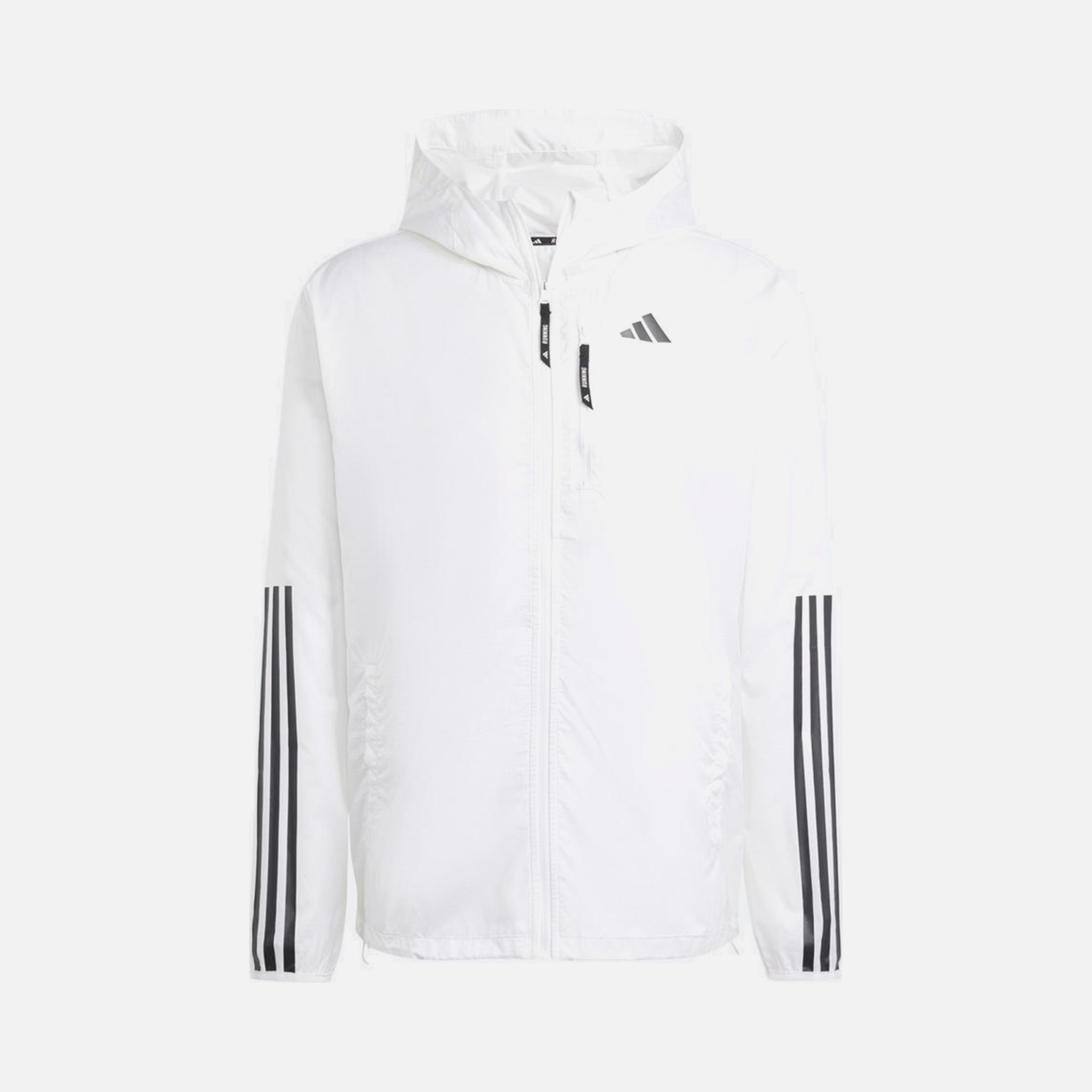 adidas Own The Run 3-Stripes Full-Zip Hoodie Erkek Ceket