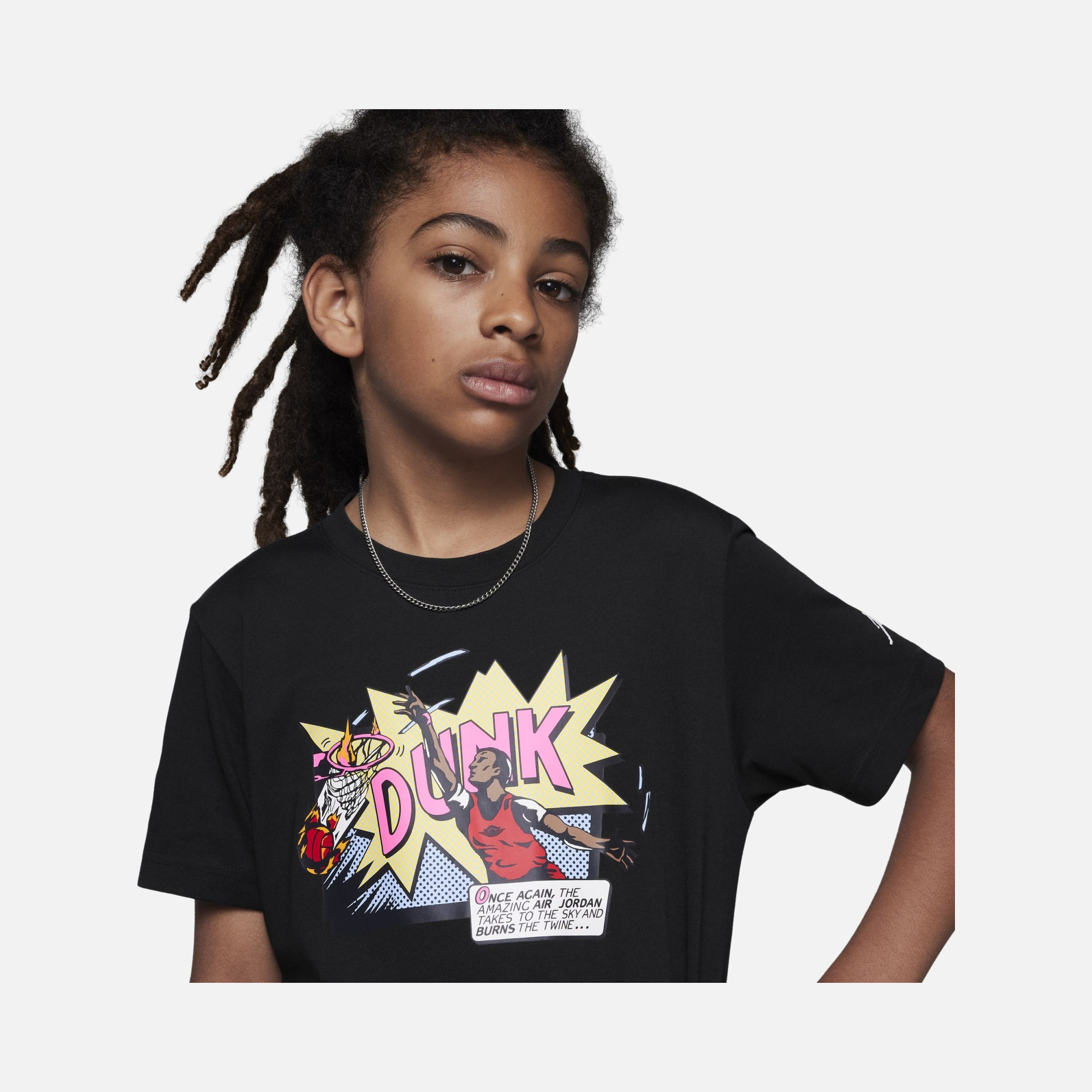 Nike Air Jordan Comics Dunk Short-Sleeve (Boys') Çocuk Tişört