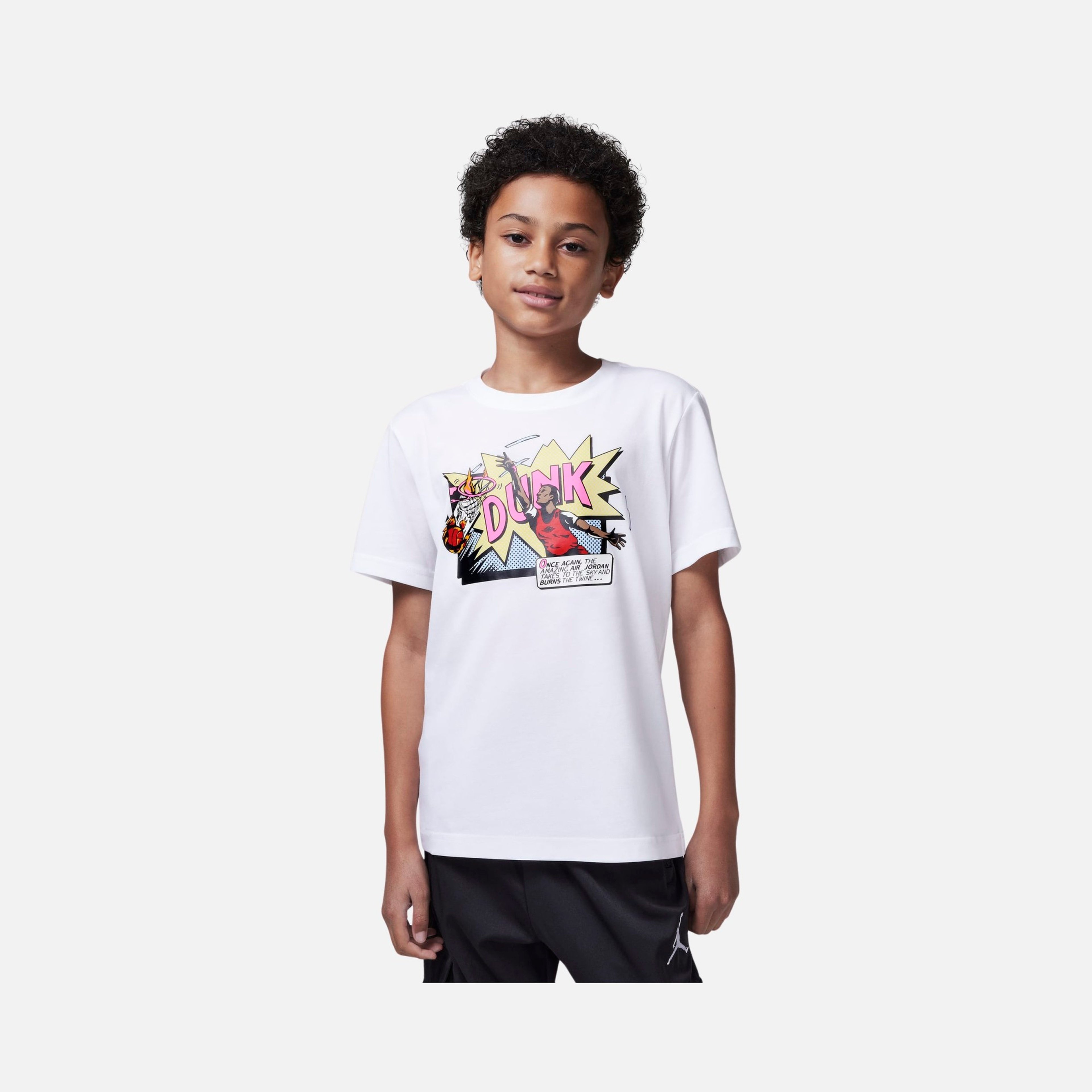 Nike Air Jordan Comics Dunk Short-Sleeve (Boys') Çocuk Tişört