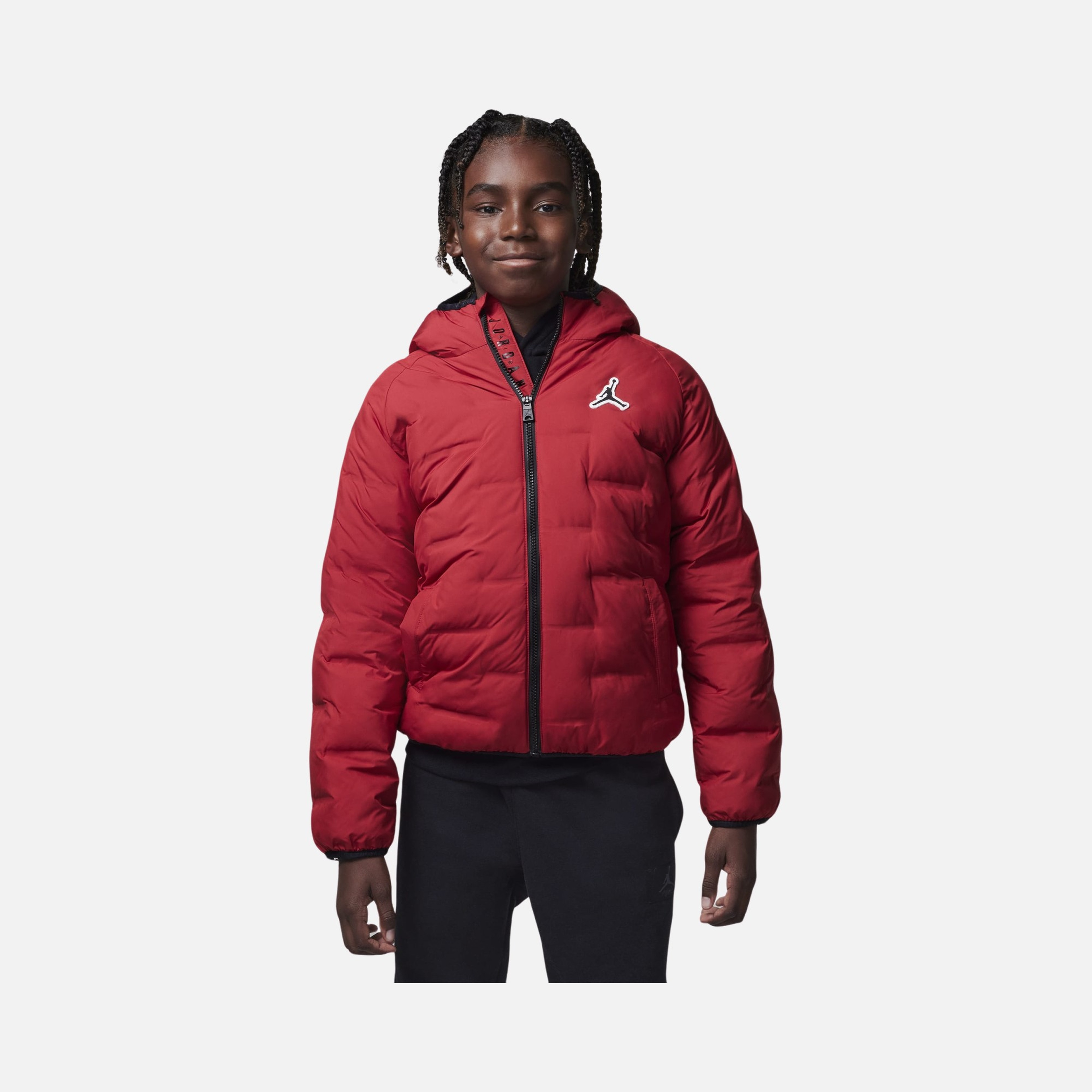 Nike Jordan  Welded Puffer Full-Zip Hoodie Çocuk Mont