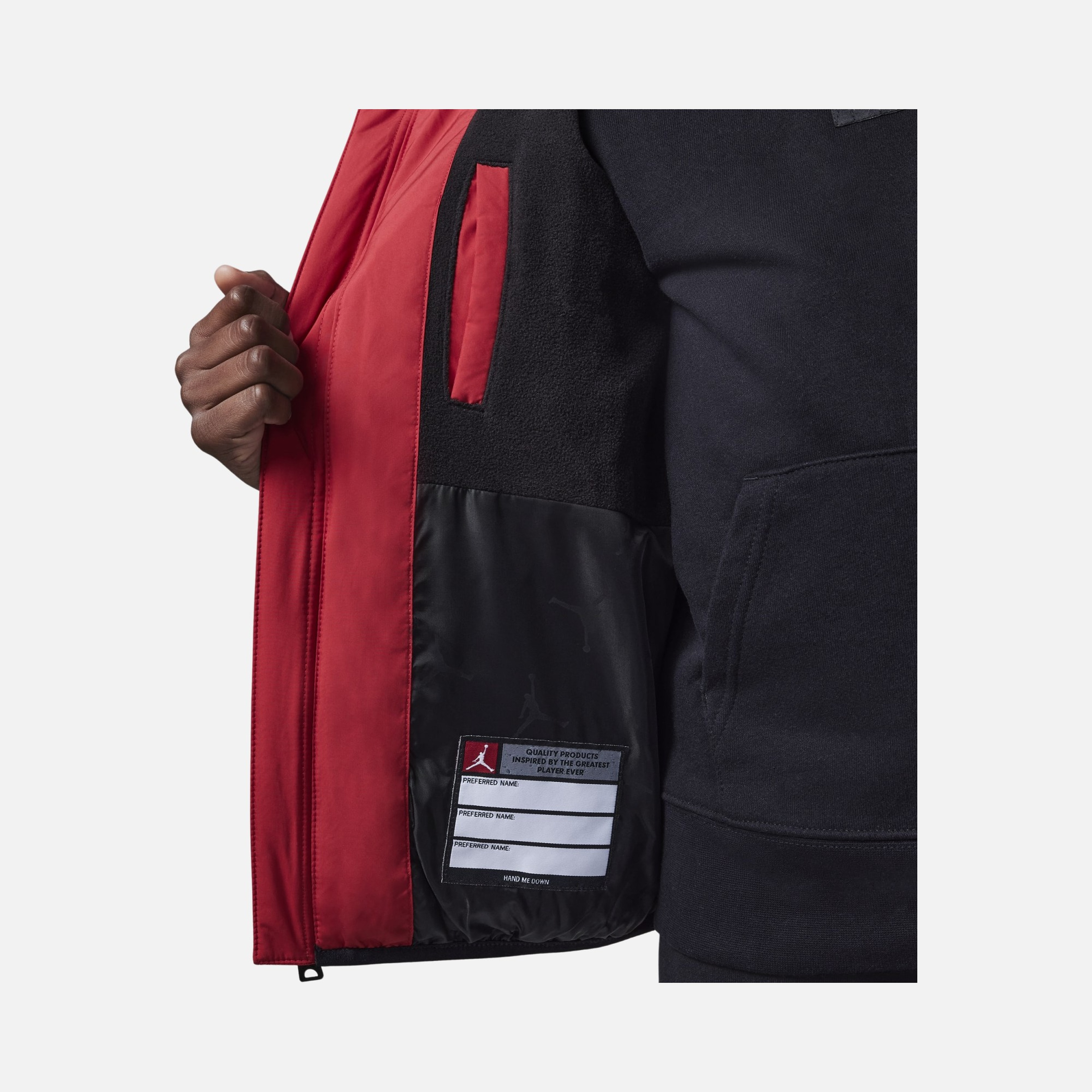 Nike Jordan  Welded Puffer Full-Zip Hoodie Çocuk Mont