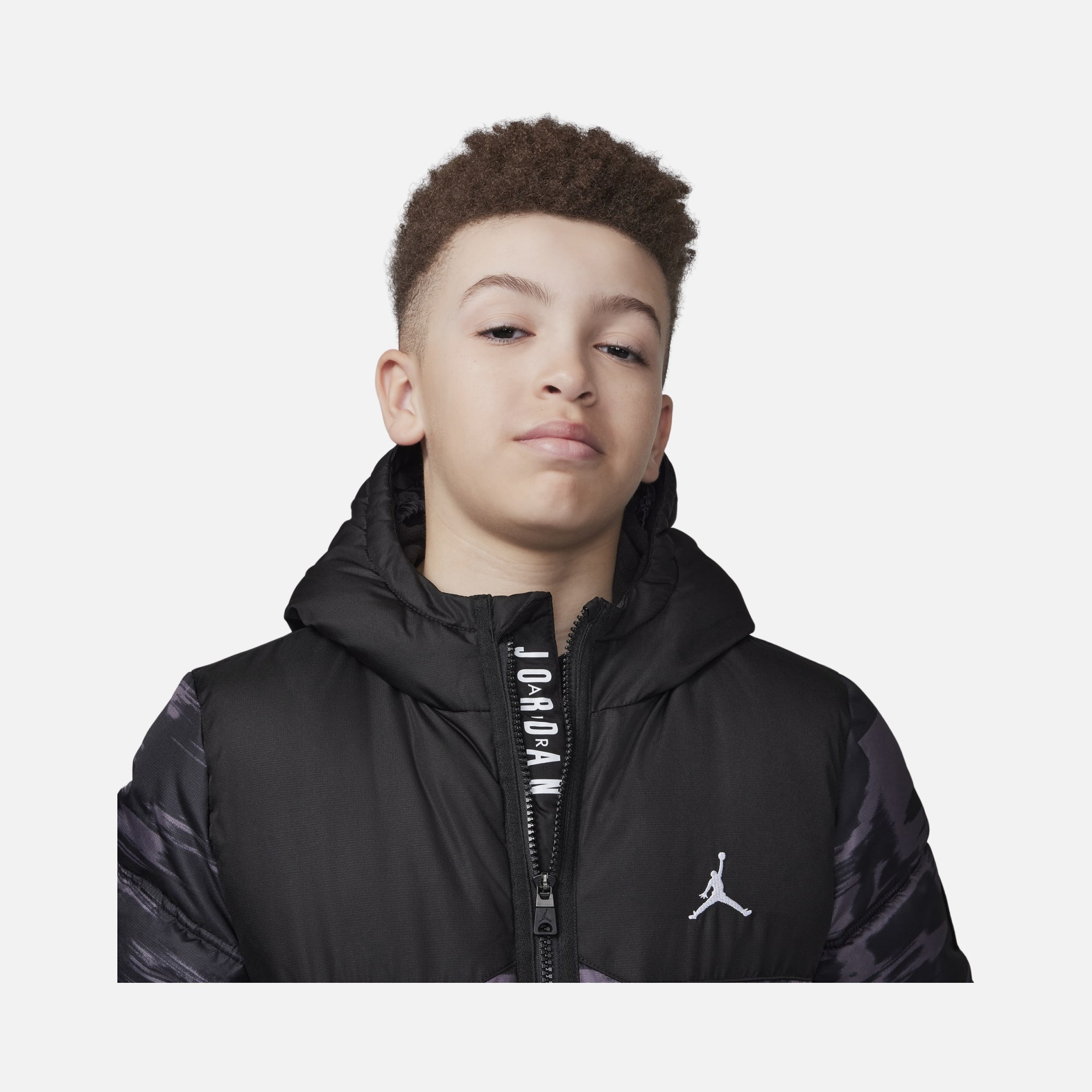 Nike Jordan Faux Down Acket Full-Zip Hoodie (Boys') Çocuk Mont