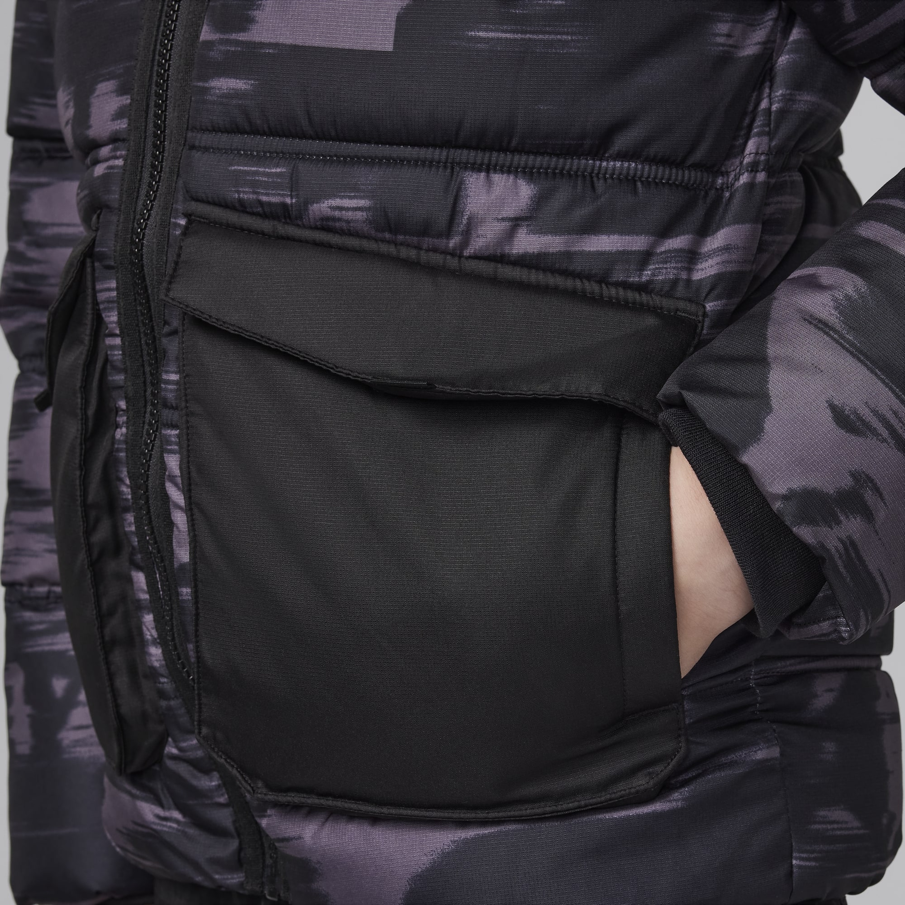 Nike Jordan Faux Down Acket Full-Zip Hoodie (Boys') Çocuk Mont