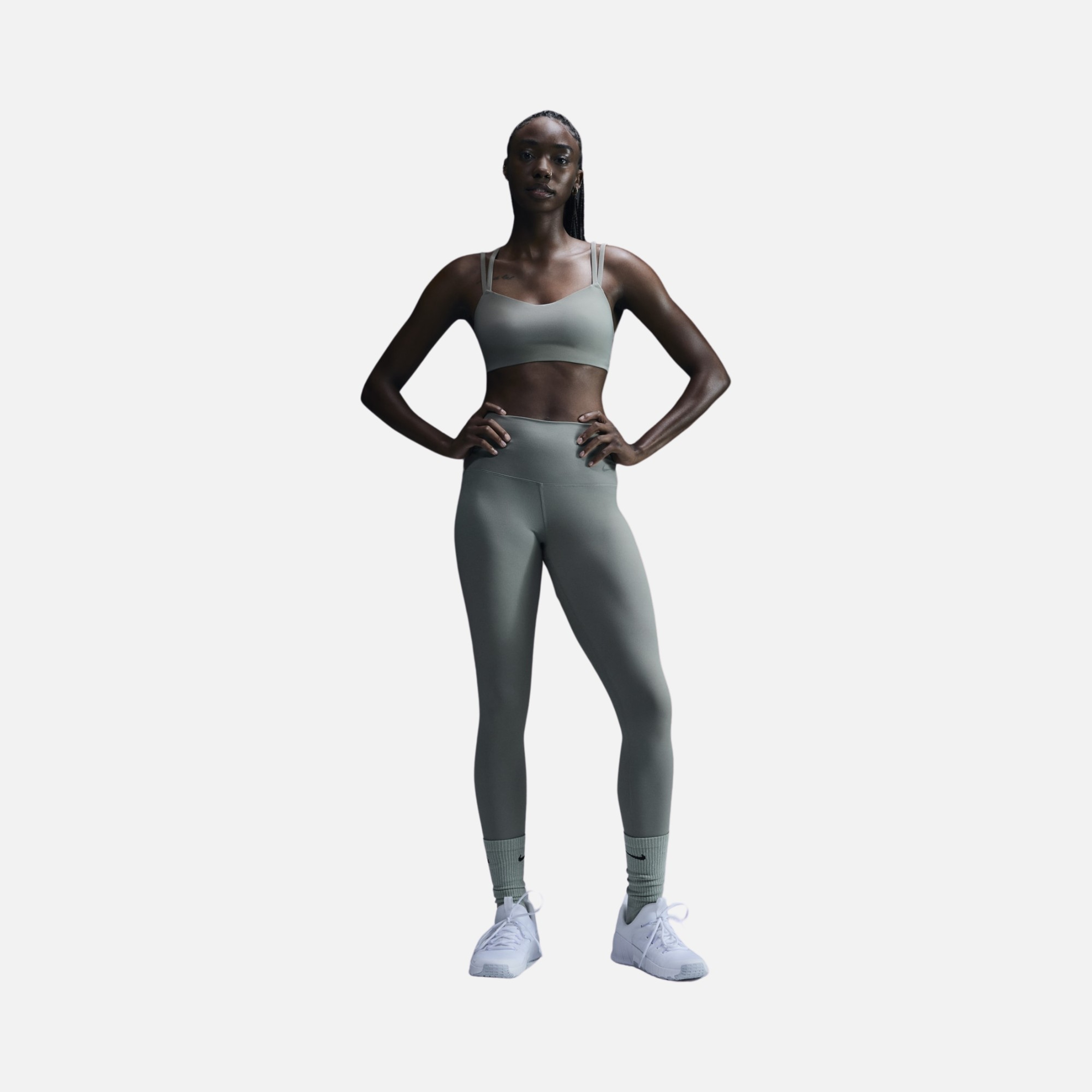 Nike Dri-Fit Zenvy Gentle-Support InfinaSoft High-Waisted 7/8 Training Kadın Tayt