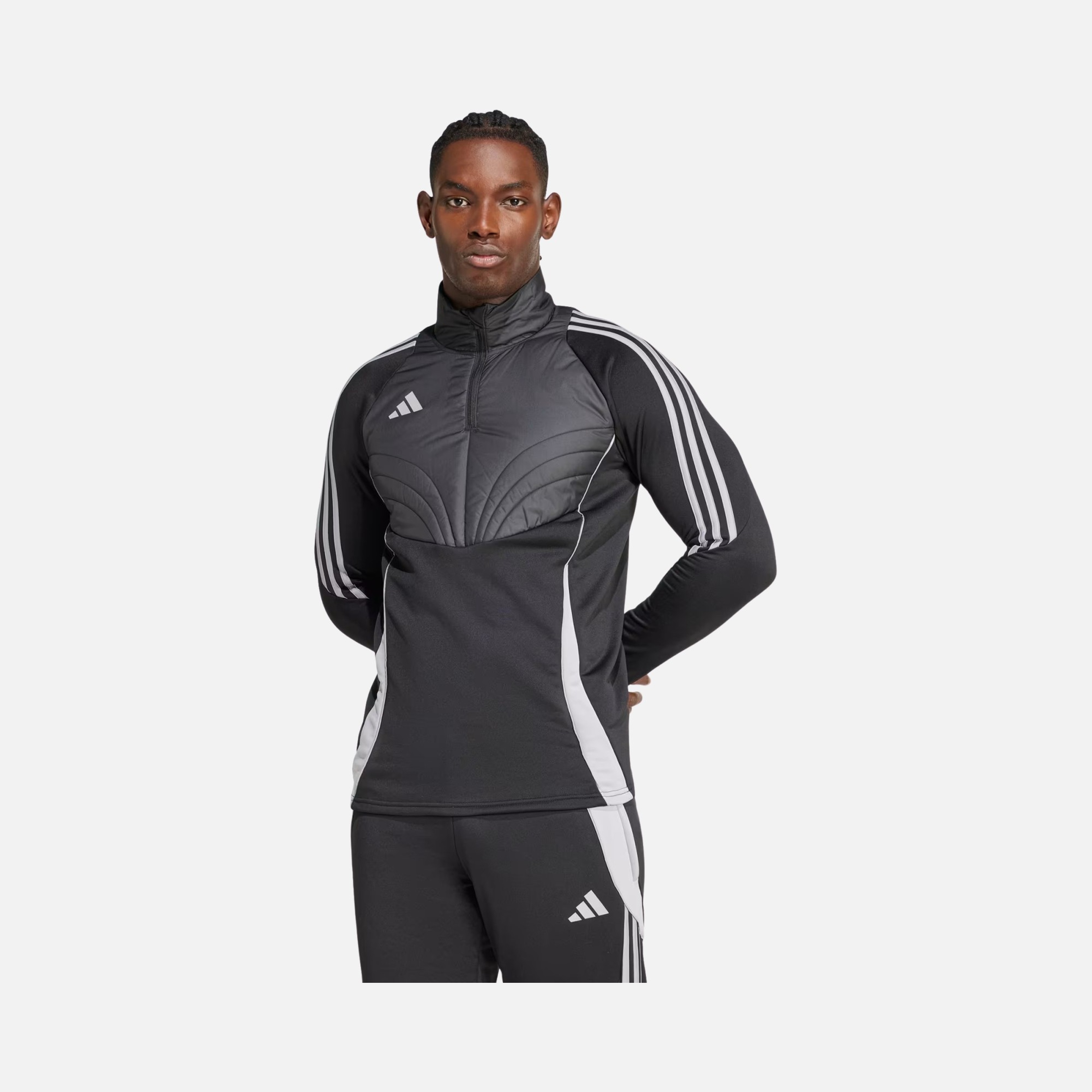 adidas Tiro 24 Winterized Football Training Half-Zip Erkek Sweatshirt