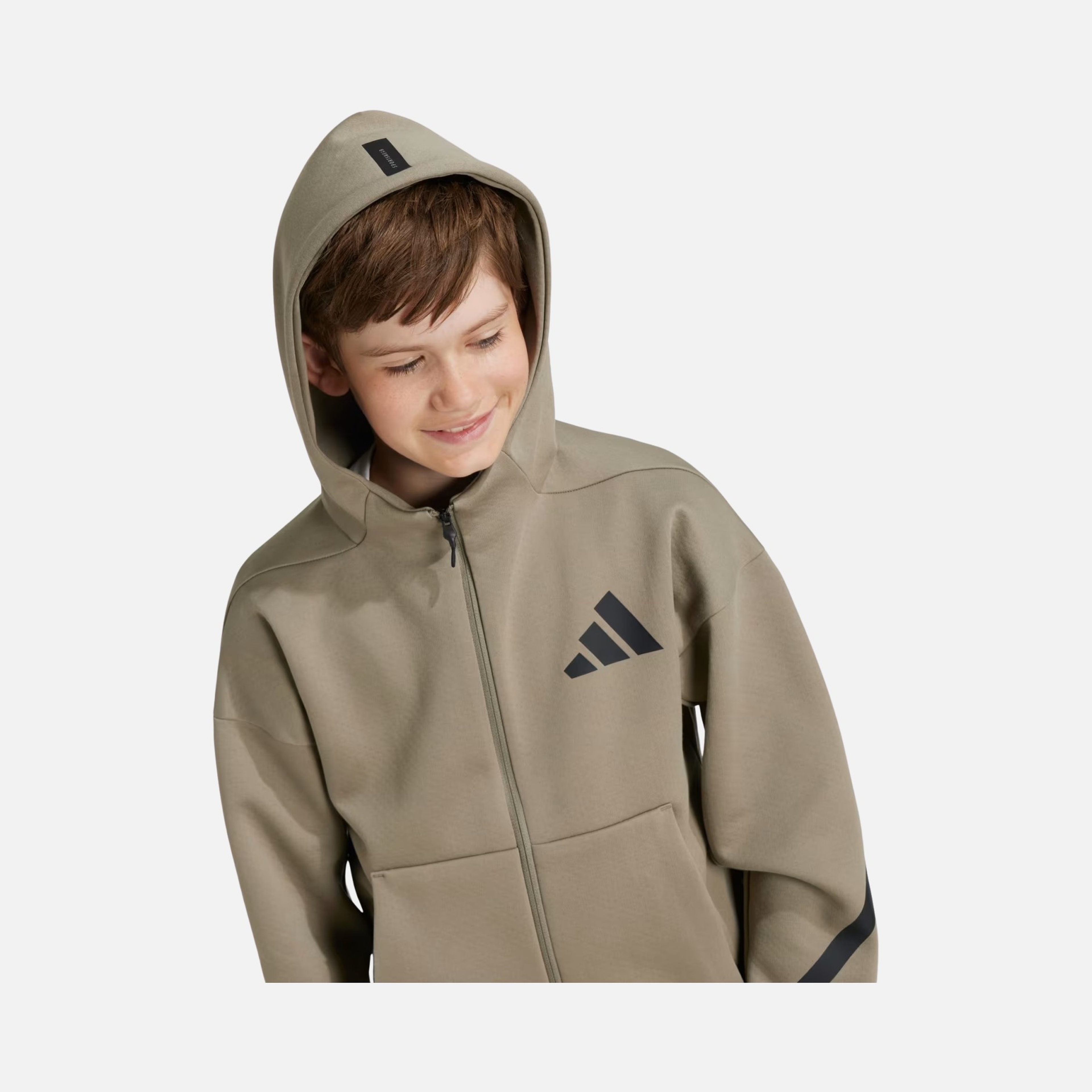 adidas Z.N.E. Sportswear Track Full-Zip Hoodie Çocuk Sweatshirt
