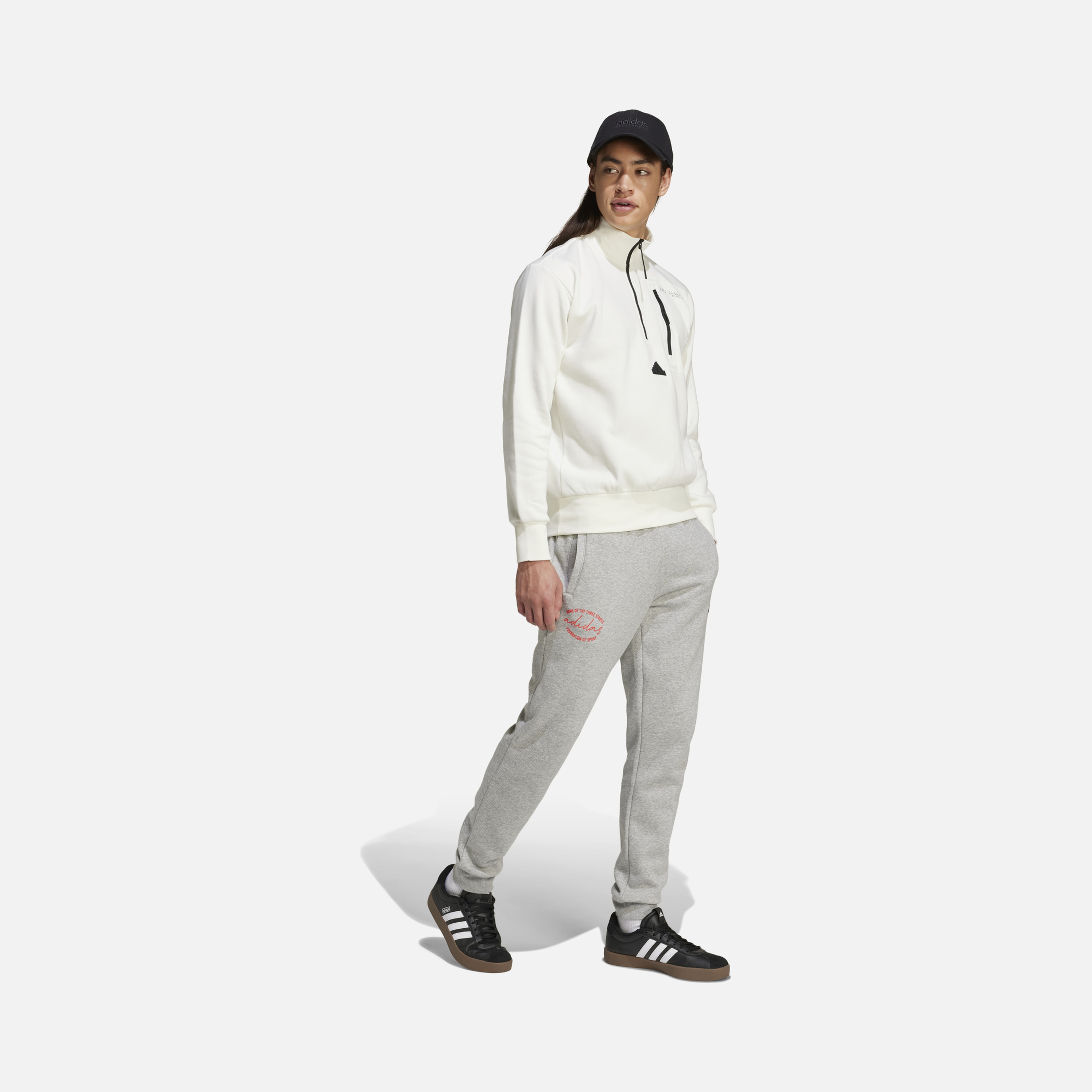 adidas Sportswear City Escape Fleece Half-Zip Erkek Sweatshirt
